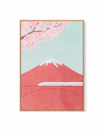 Japan, Mount Fuji by Henry Rivers | Framed Canvas Art Print