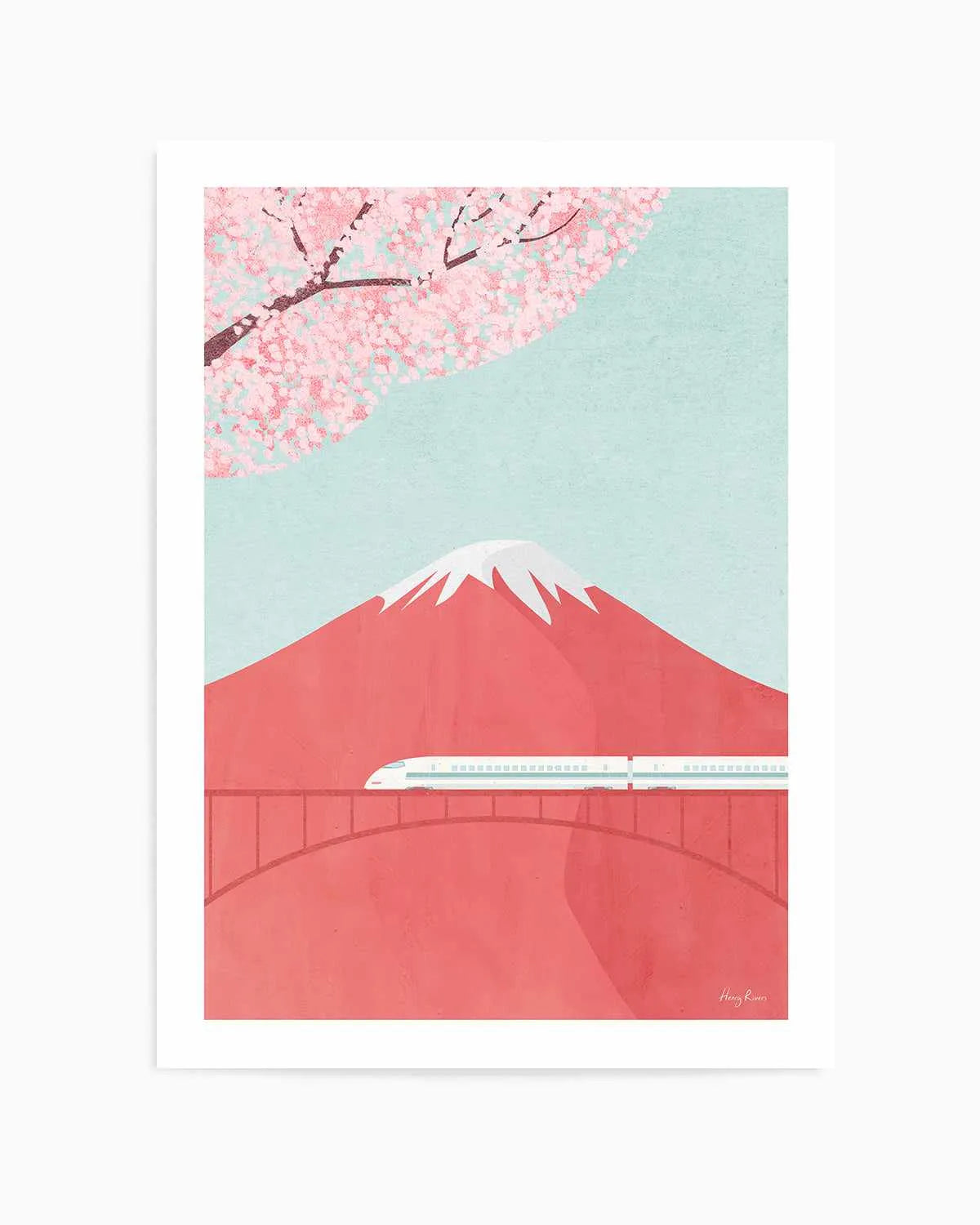 Japan, Mount Fuji by Henry Rivers Art Print from Olive et Oriel where you can shop wallpaper and artworks online