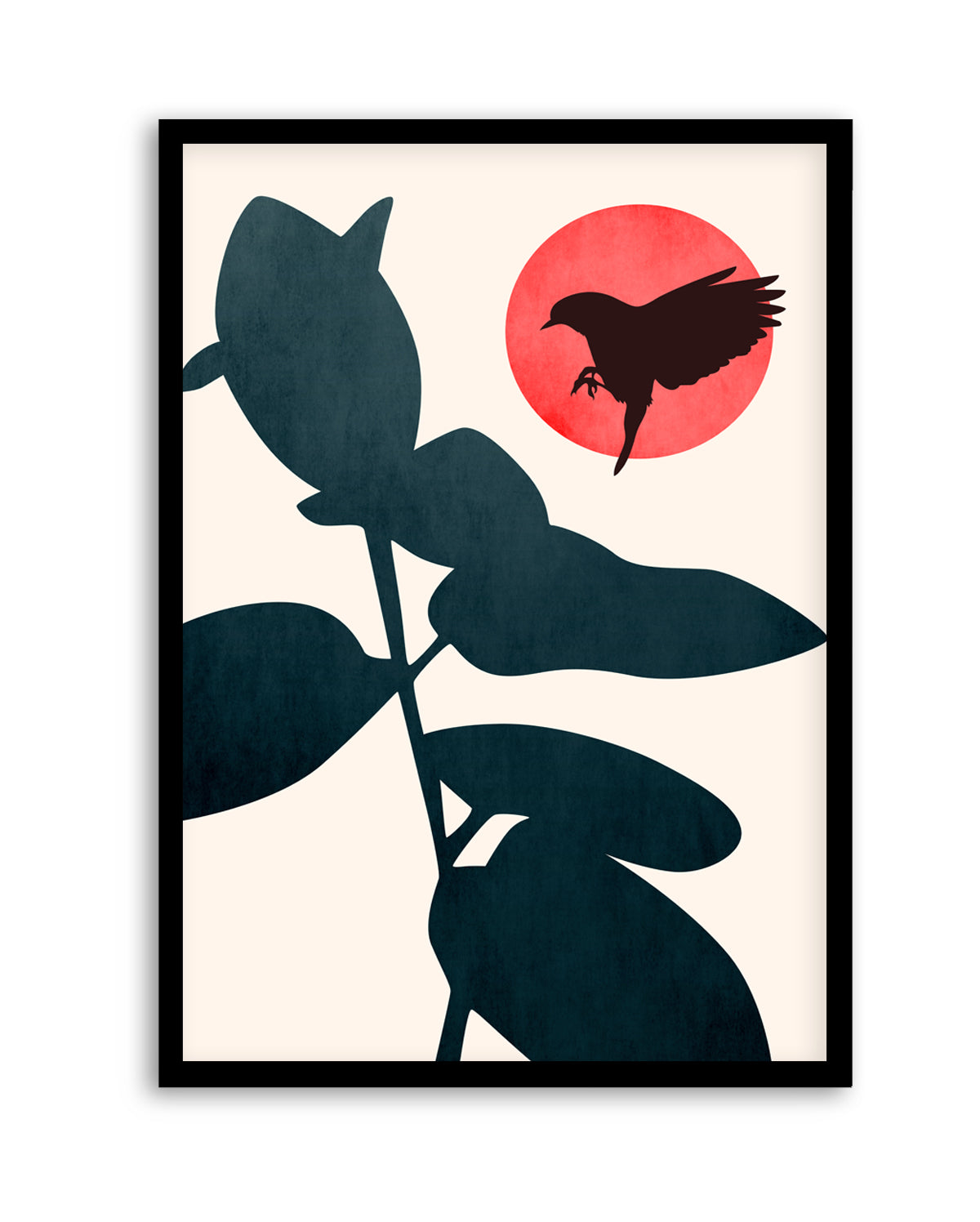 Japanese Bird by Kubistika | Art Print