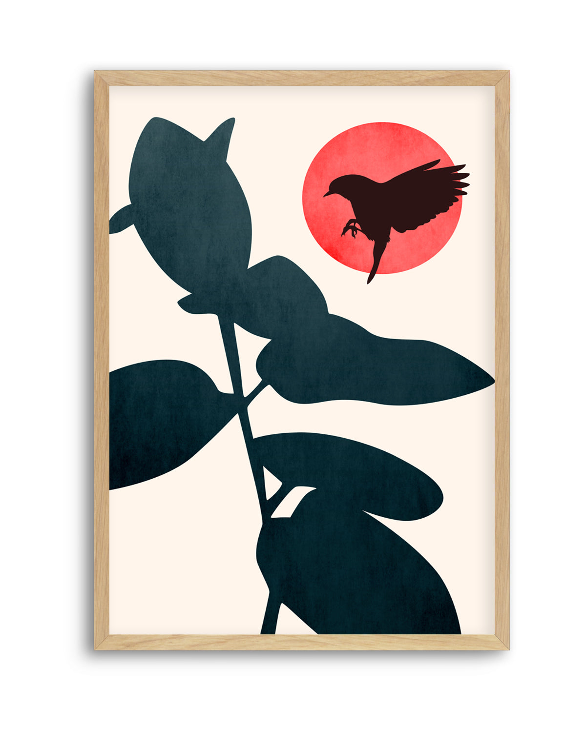 Japanese Bird by Kubistika | Art Print