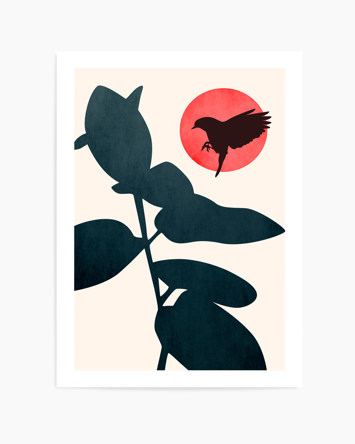Japanese Bird by Kubistika | Art Print