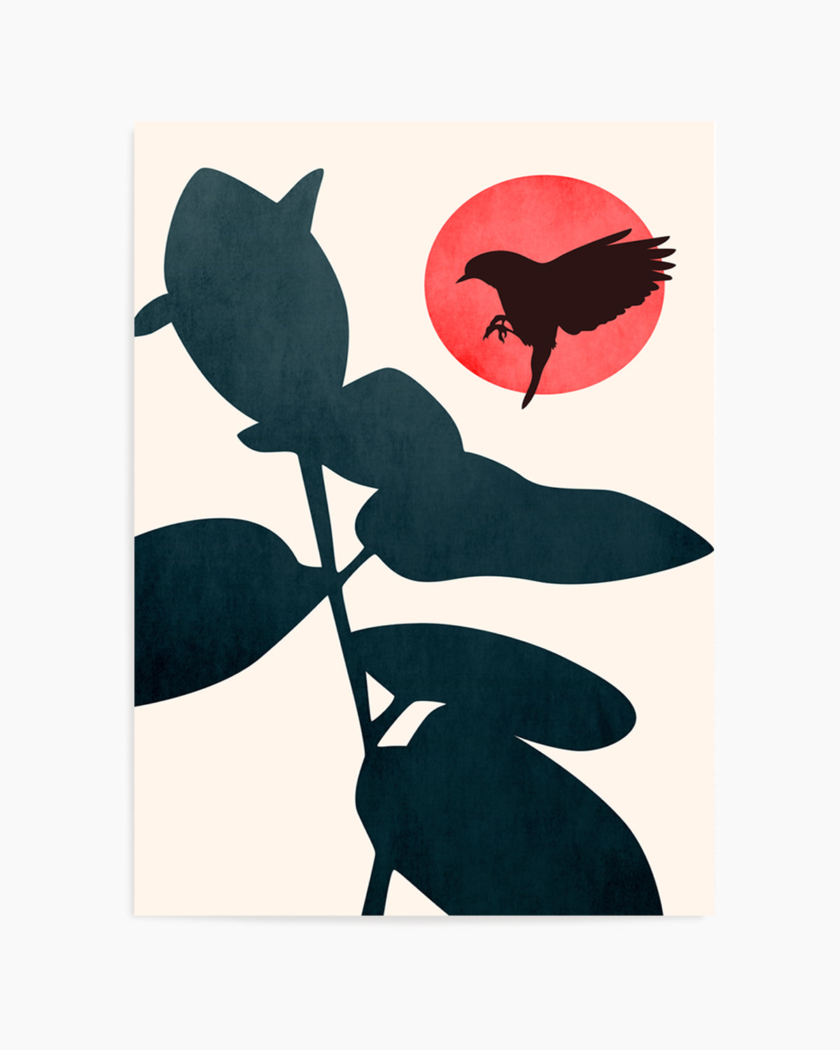 Japanese Bird by Kubistika | Art Print
