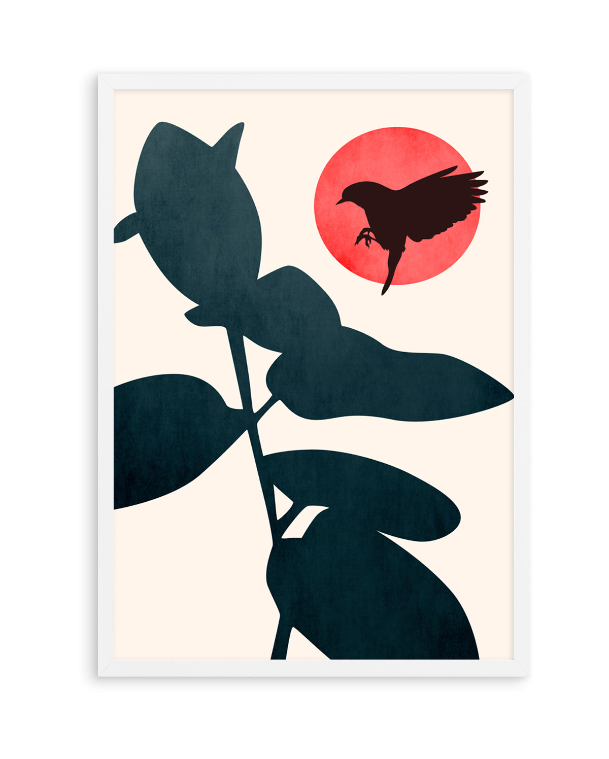 Japanese Bird by Kubistika | Art Print