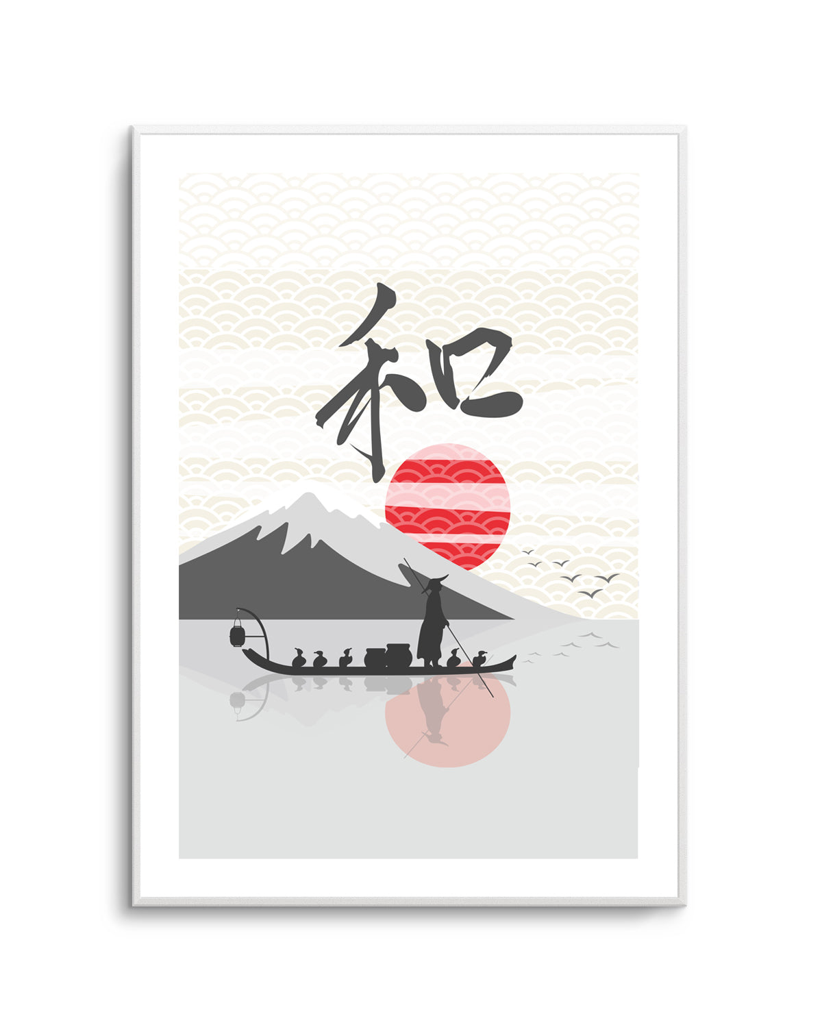 Japanese Harmony Landscape by Fadil Roze | Art Print