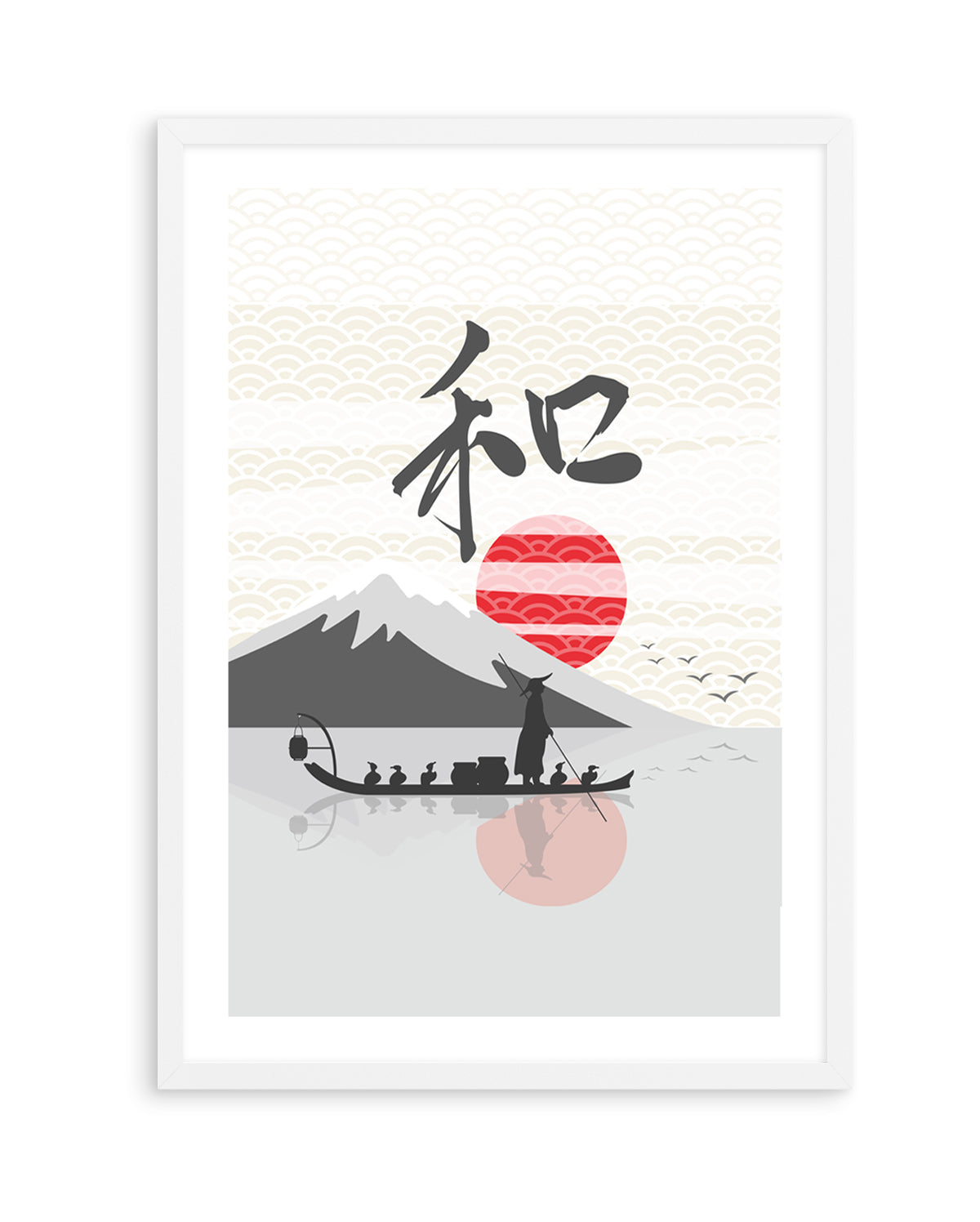 Japanese Harmony Landscape by Fadil Roze | Art Print