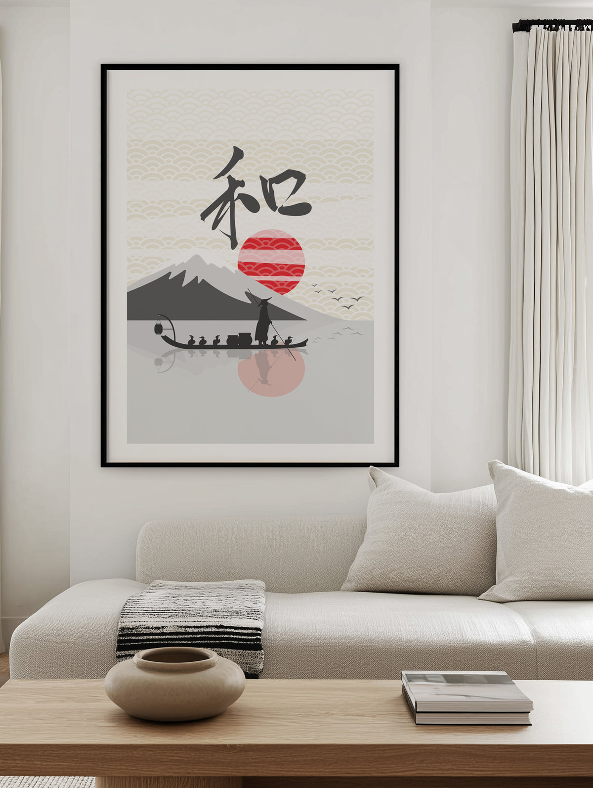 Japanese Harmony Landscape by Fadil Roze | Art Print