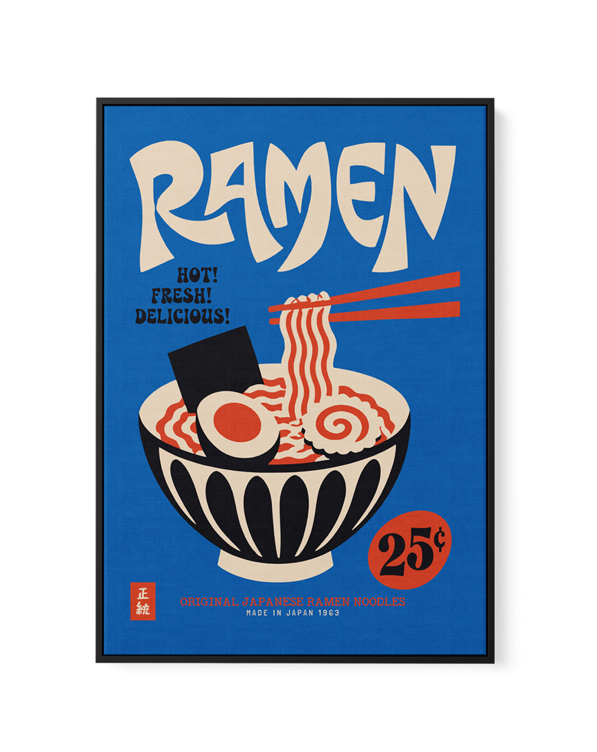 Japanese Ramen Bowl by Patryk Krygowski | Framed Canvas Art Print