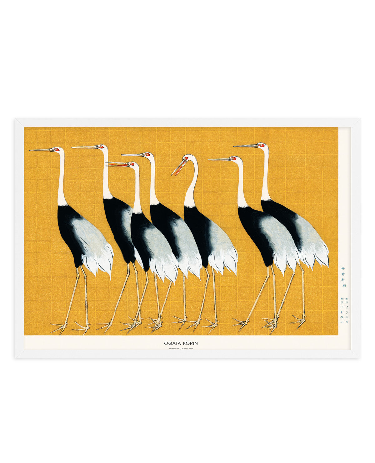 Japanese Red Crown Crane | Art Print