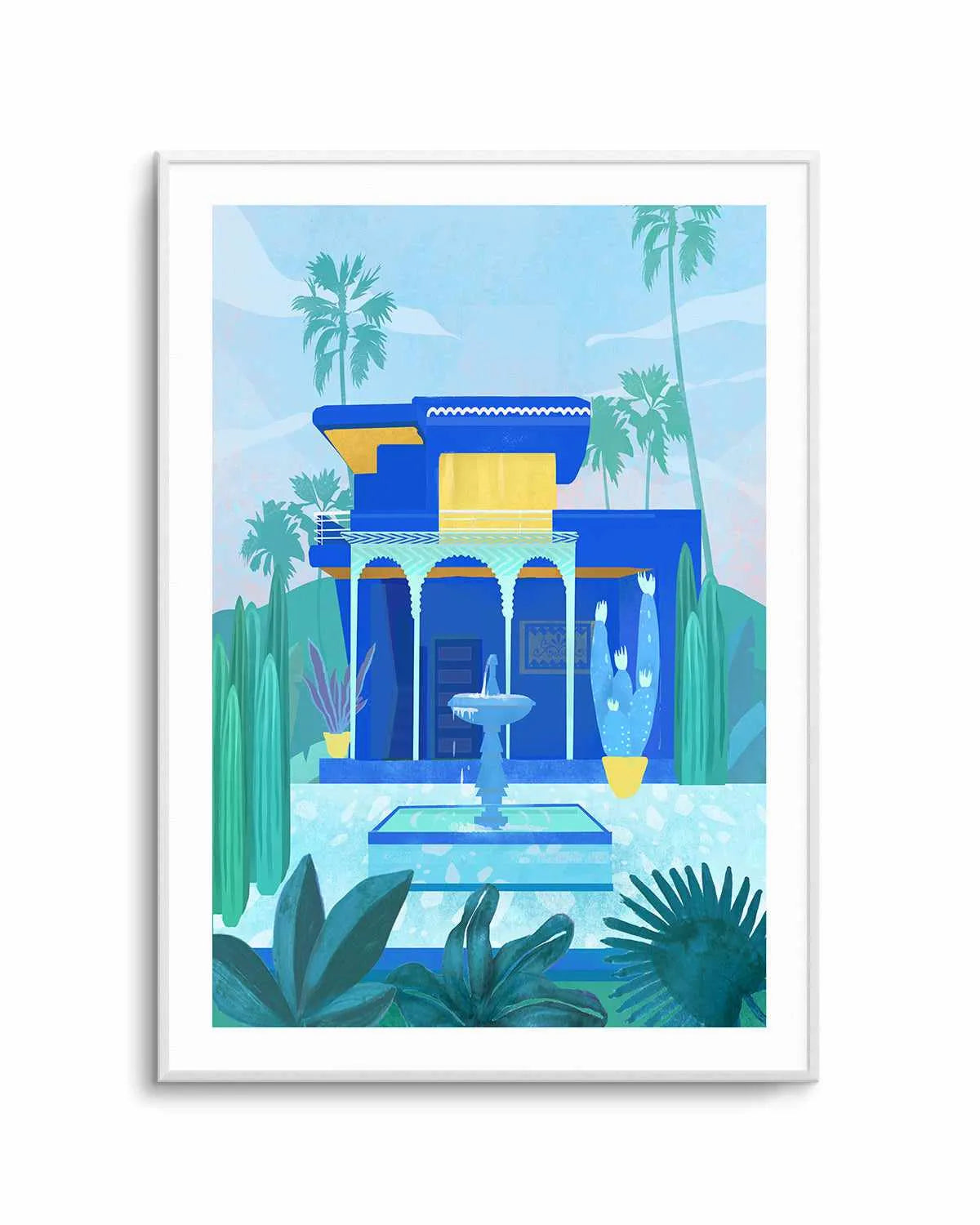 Jardin Majorelle by Petra Lizde Art Print from Olive et Oriel where you can shop wallpaper and artworks online