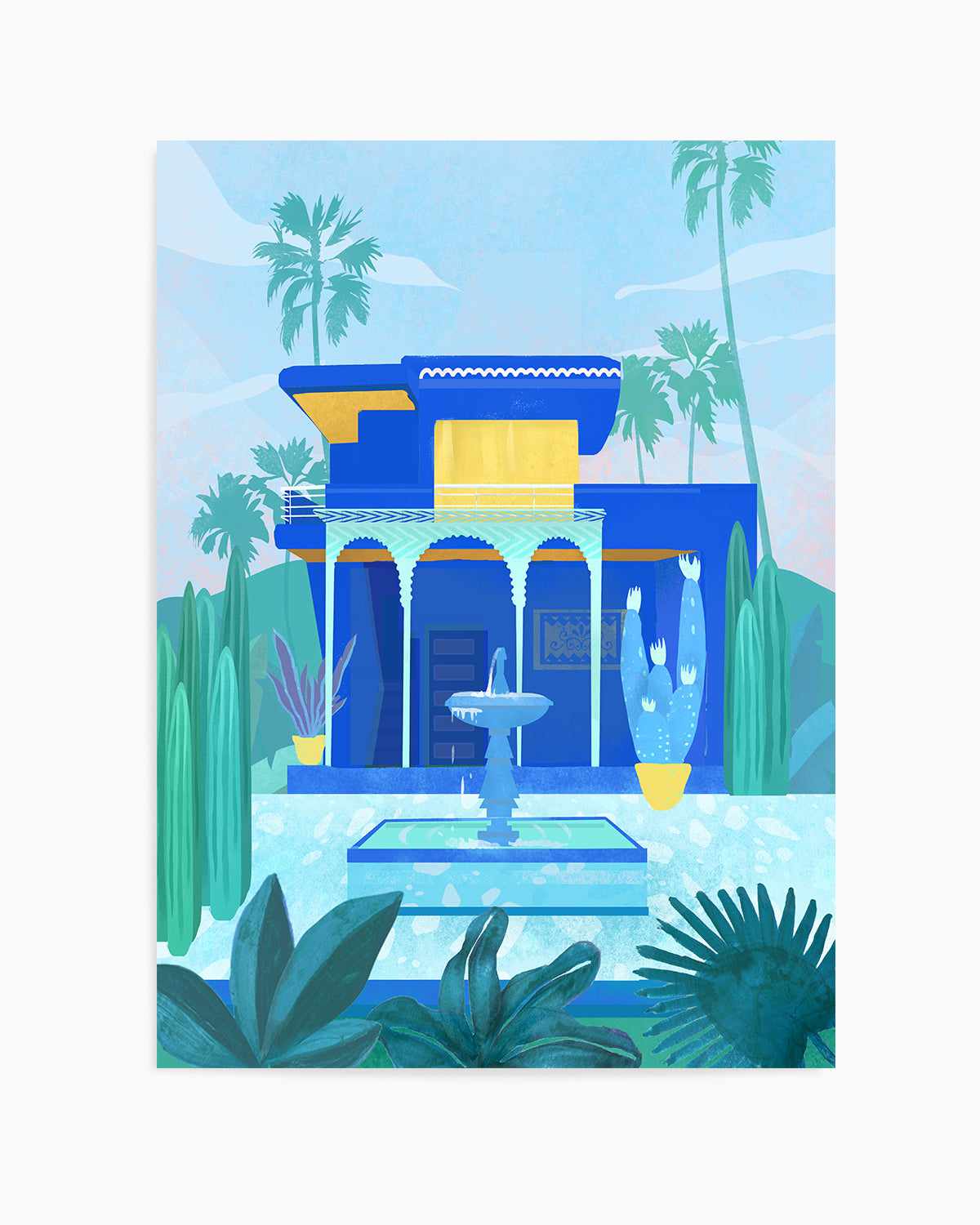 Jardin Majorelle by Petra Lizde Art Print