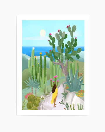 Jardin De Monaco By Petra Lizde | Art Print from Olive et Oriel where you can shop wallpaper and artworks online