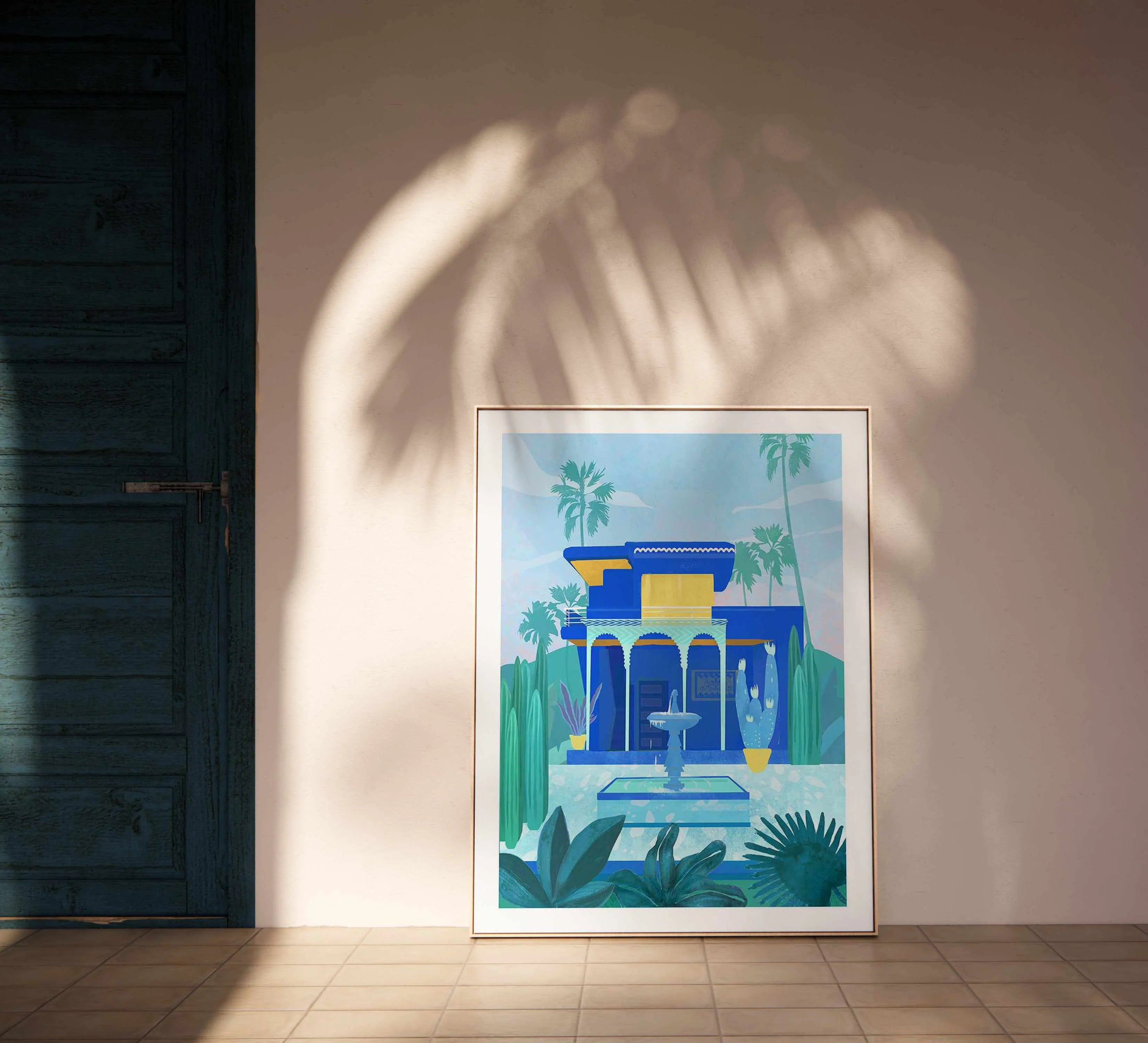 Jardin Majorelle by Petra Lizde Art Print from Olive et Oriel where you can shop wallpaper and artworks online