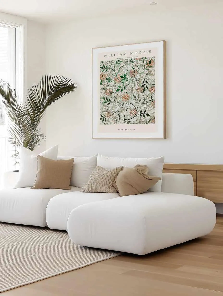 Jasmine II by William Morris Art Print from Olive et Oriel where you can shop wallpaper and artworks online