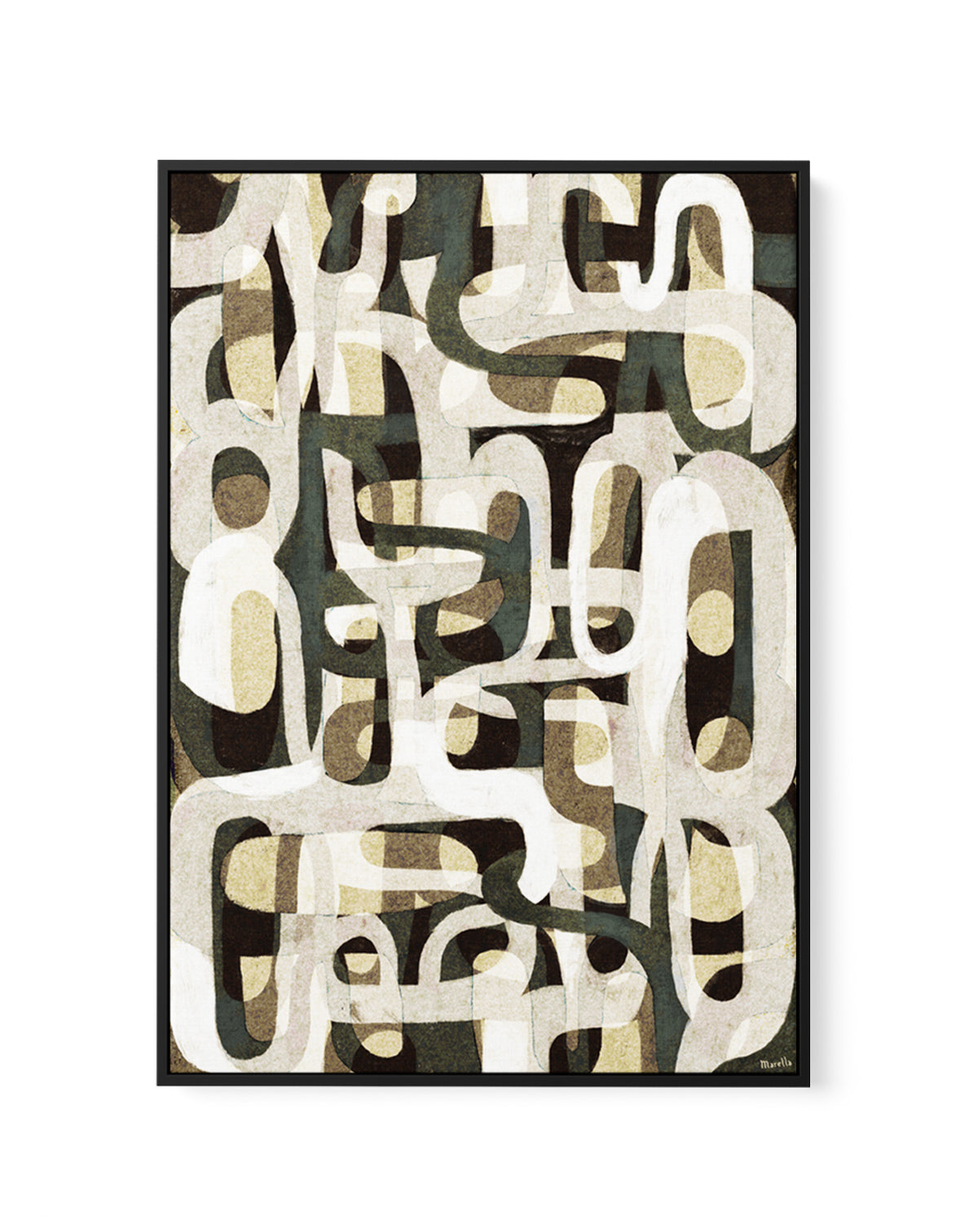 Jazz 2 by Marco Marella | Framed Canvas Art Print