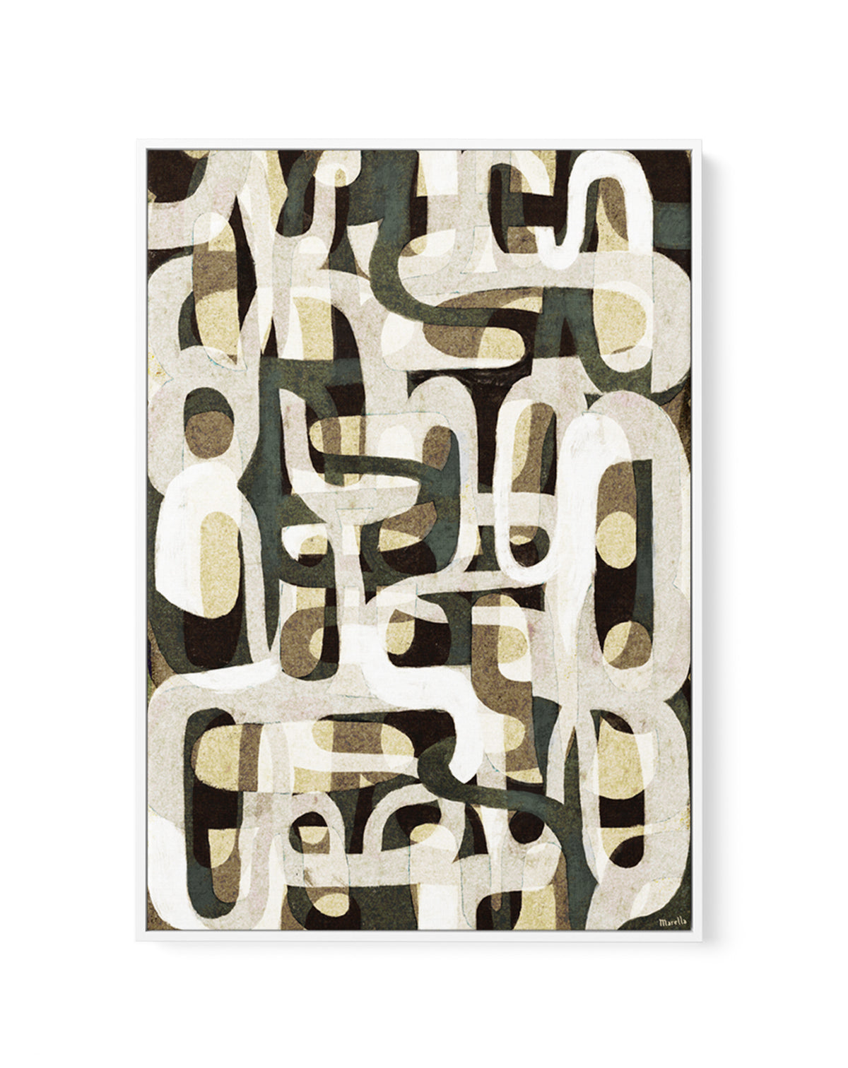 Jazz 2 by Marco Marella | Framed Canvas Art Print