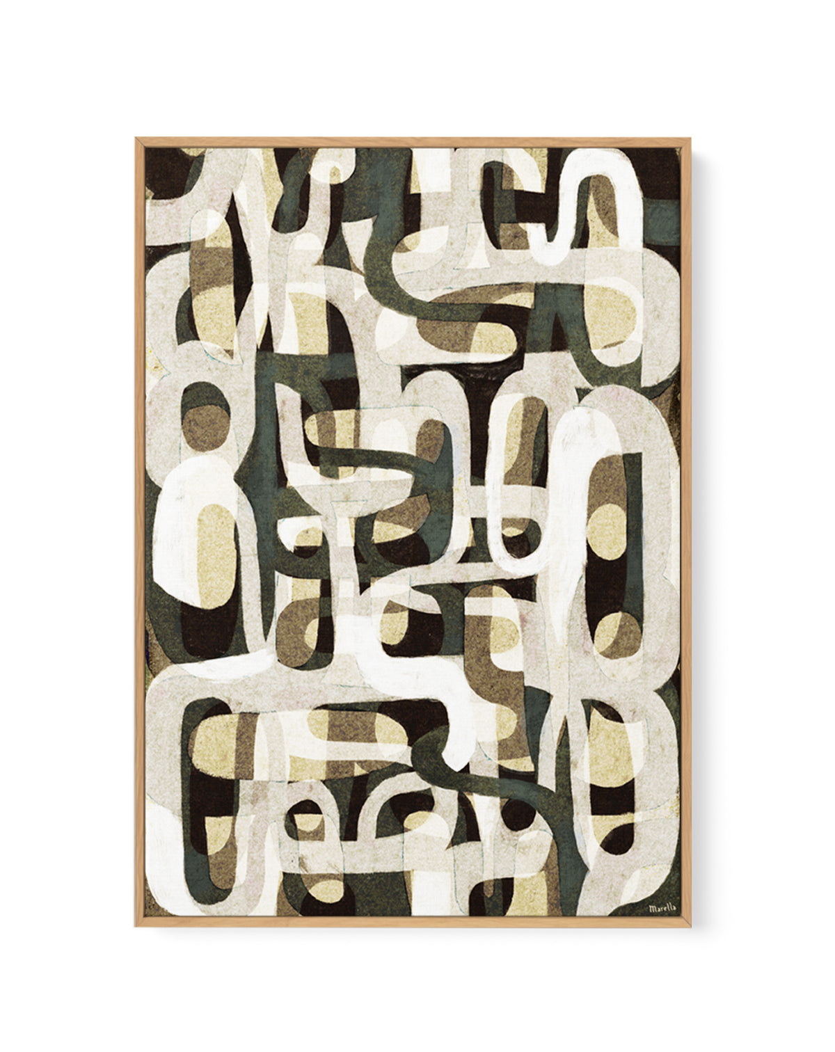 Jazz 2 by Marco Marella | Framed Canvas Art Print
