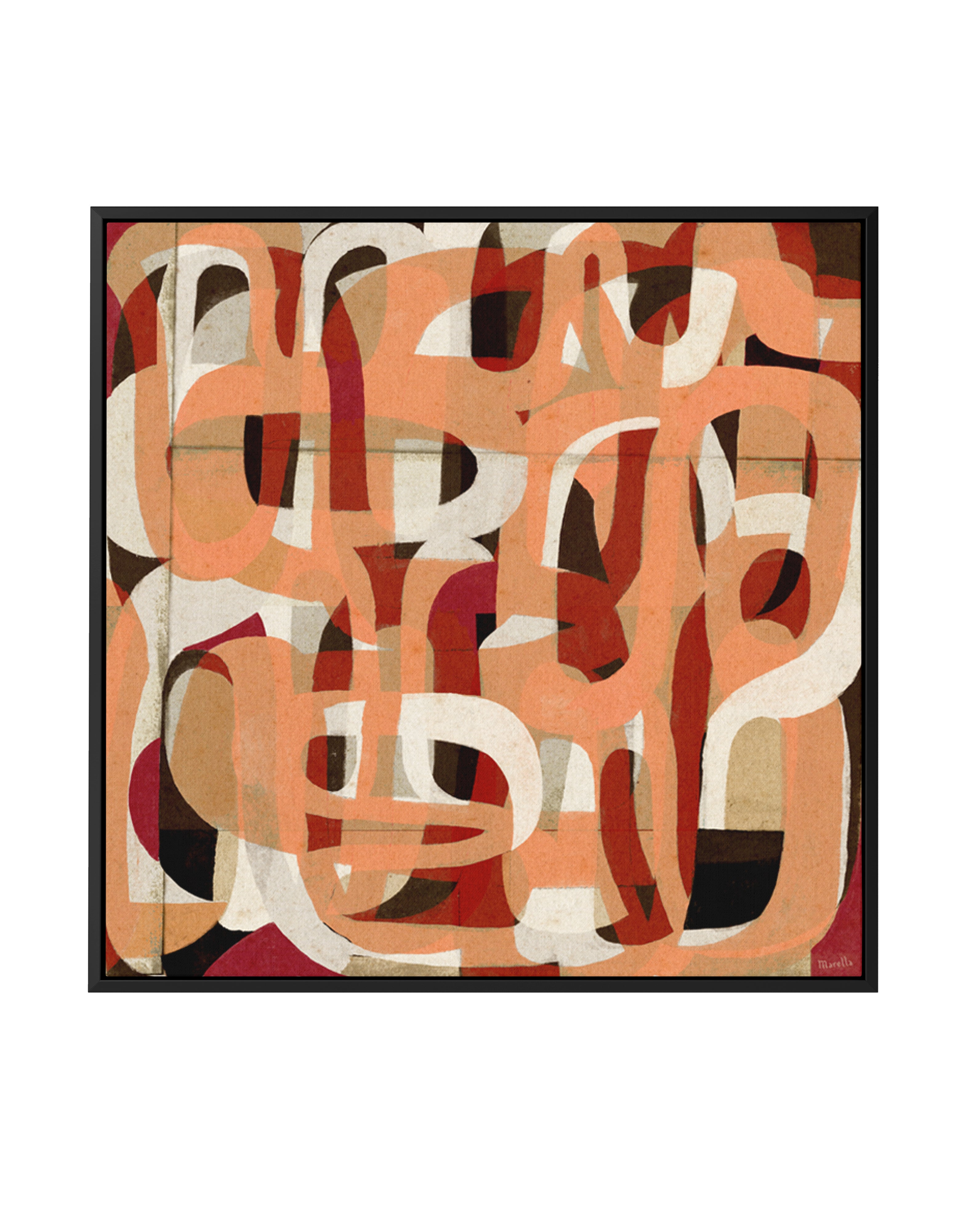 Jazz 3 by Marco Marella | Framed Canvas Art Print