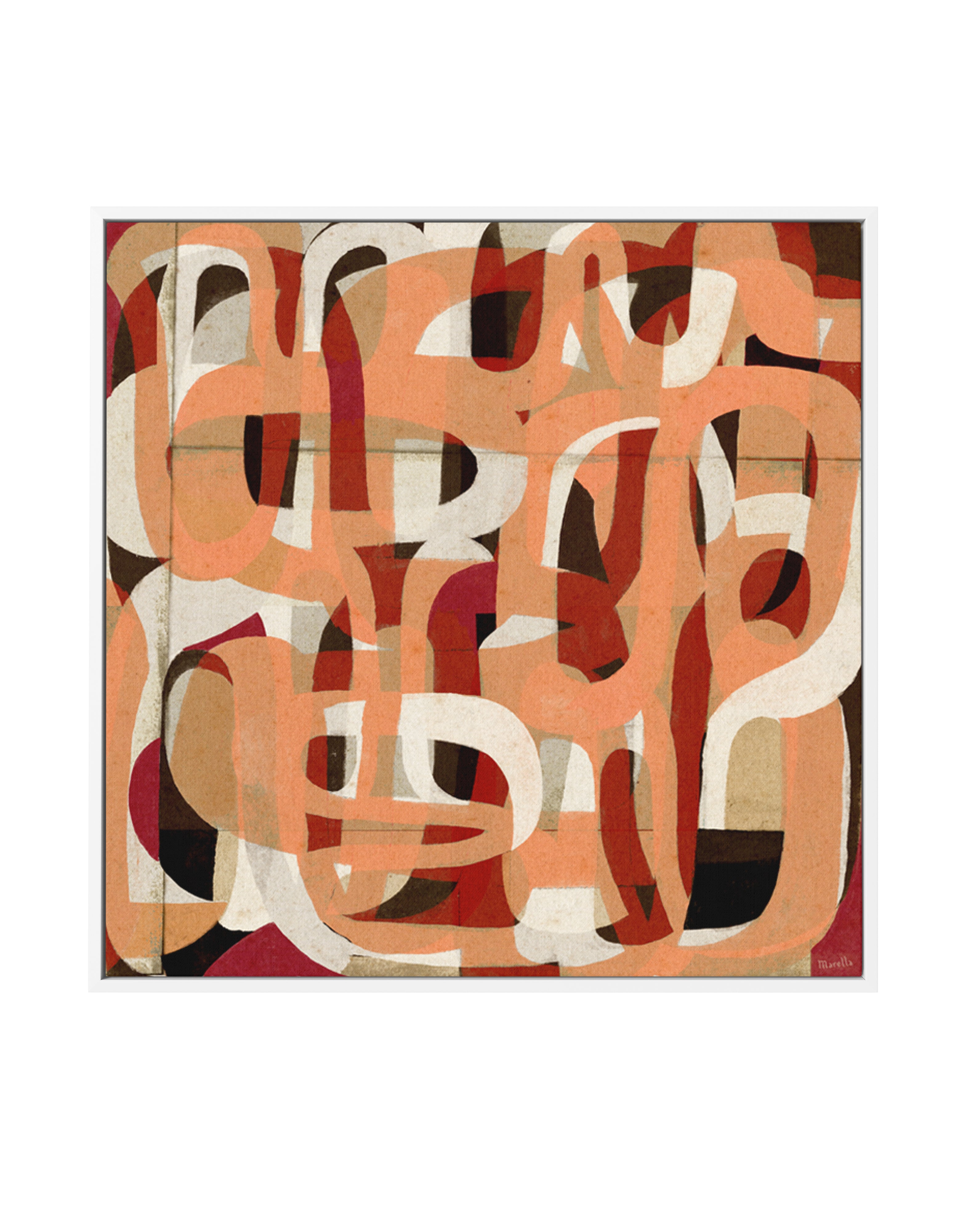 Jazz 3 by Marco Marella | Framed Canvas Art Print
