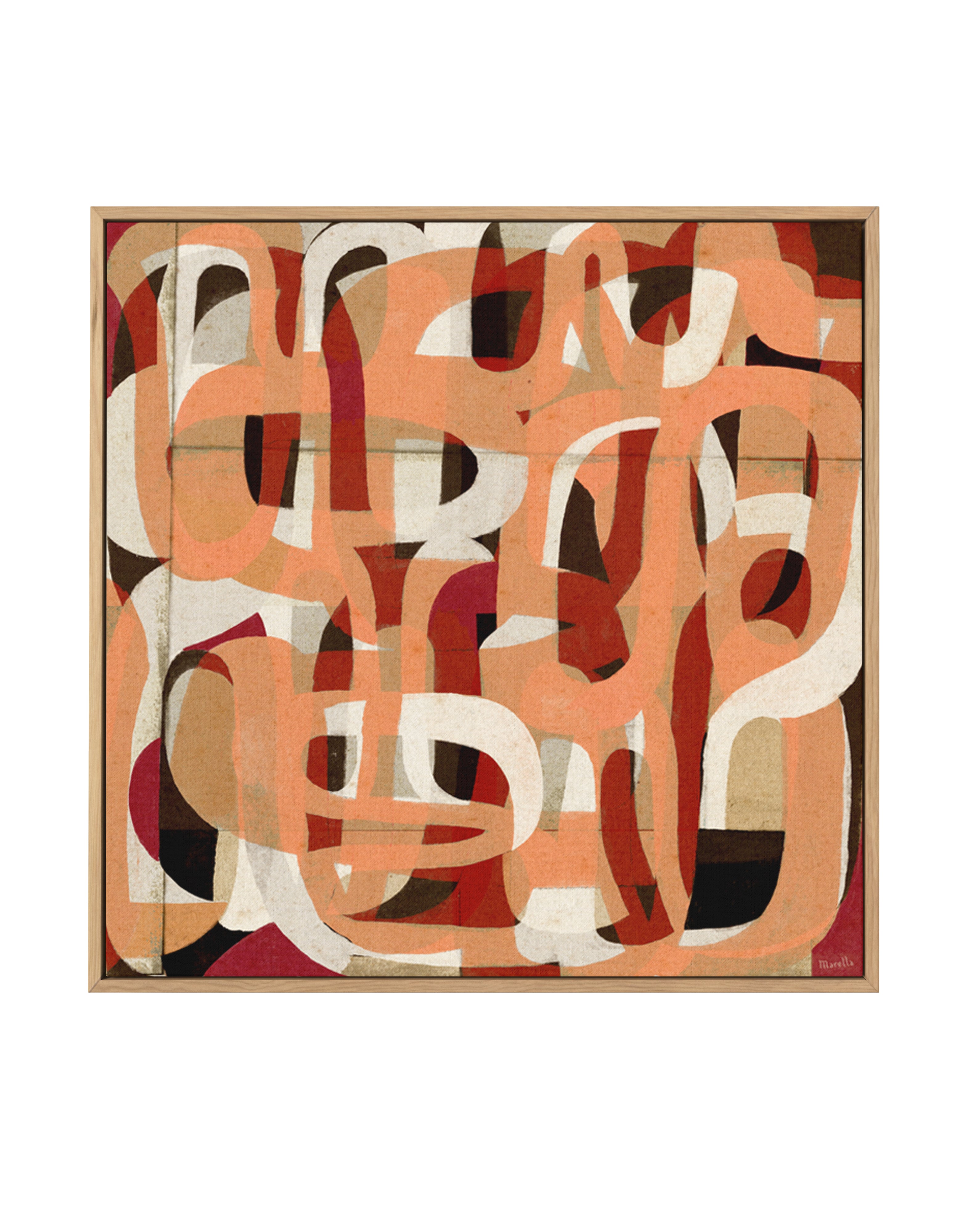 Jazz 3 by Marco Marella | Framed Canvas Art Print