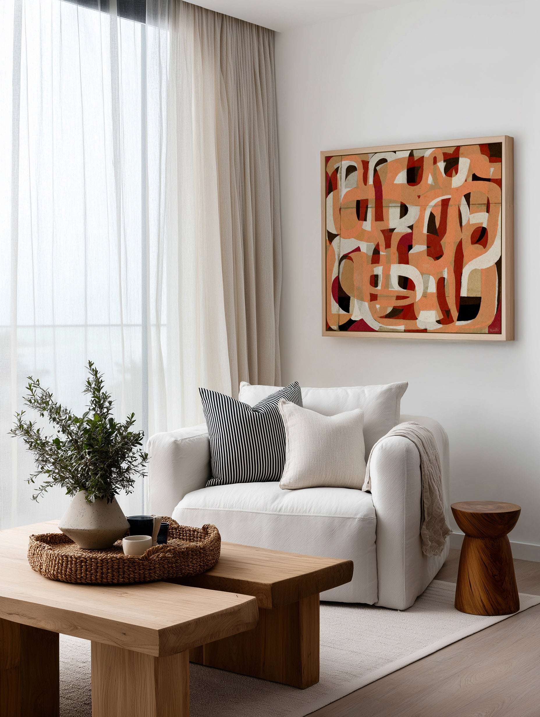 Jazz 3 by Marco Marella | Framed Canvas Art Print