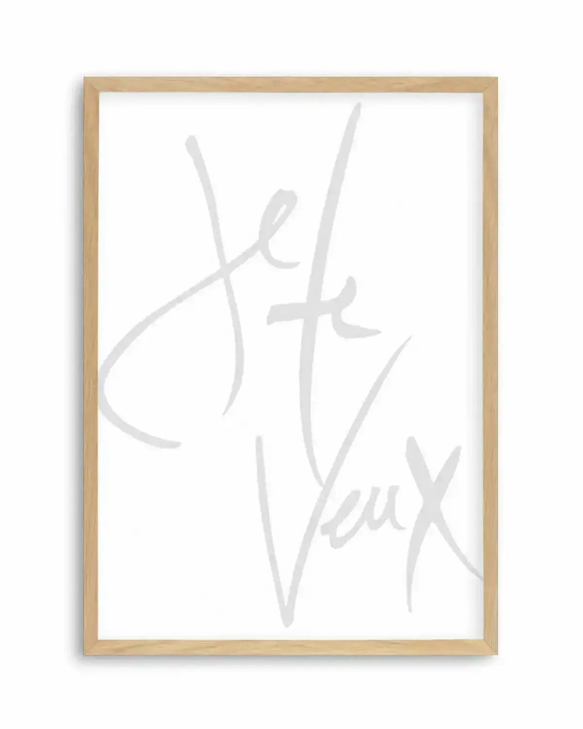 Je Te Veux (I Want You) Art Print from Olive et Oriel where you can shop wallpaper and artworks online