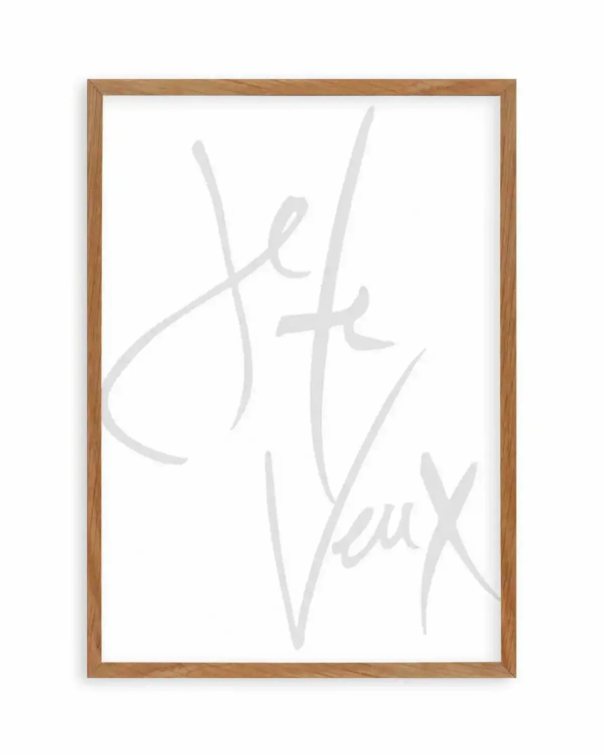 Je Te Veux (I Want You) Art Print from Olive et Oriel where you can shop wallpaper and artworks online
