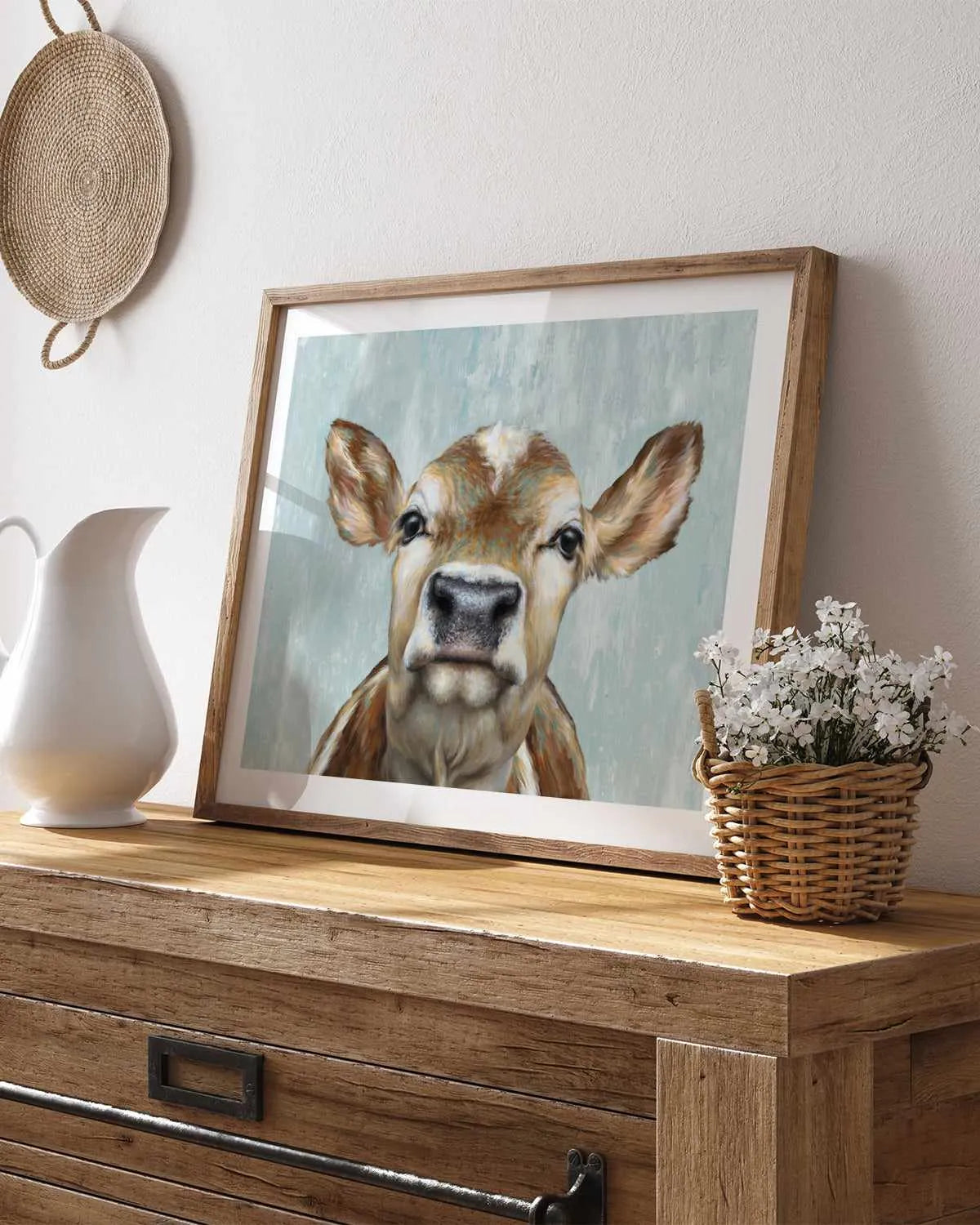 Jersey Girl Art Print from Olive et Oriel where you can shop wallpaper and artworks online