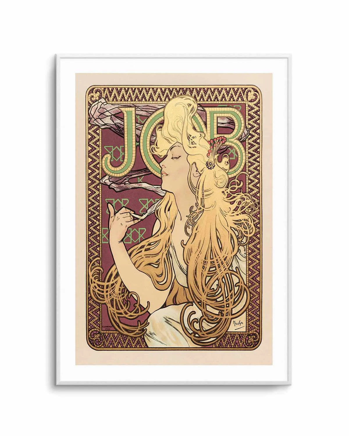 Job Vintage Poster Art Print from Olive et Oriel where you can shop wallpaper and artworks online
