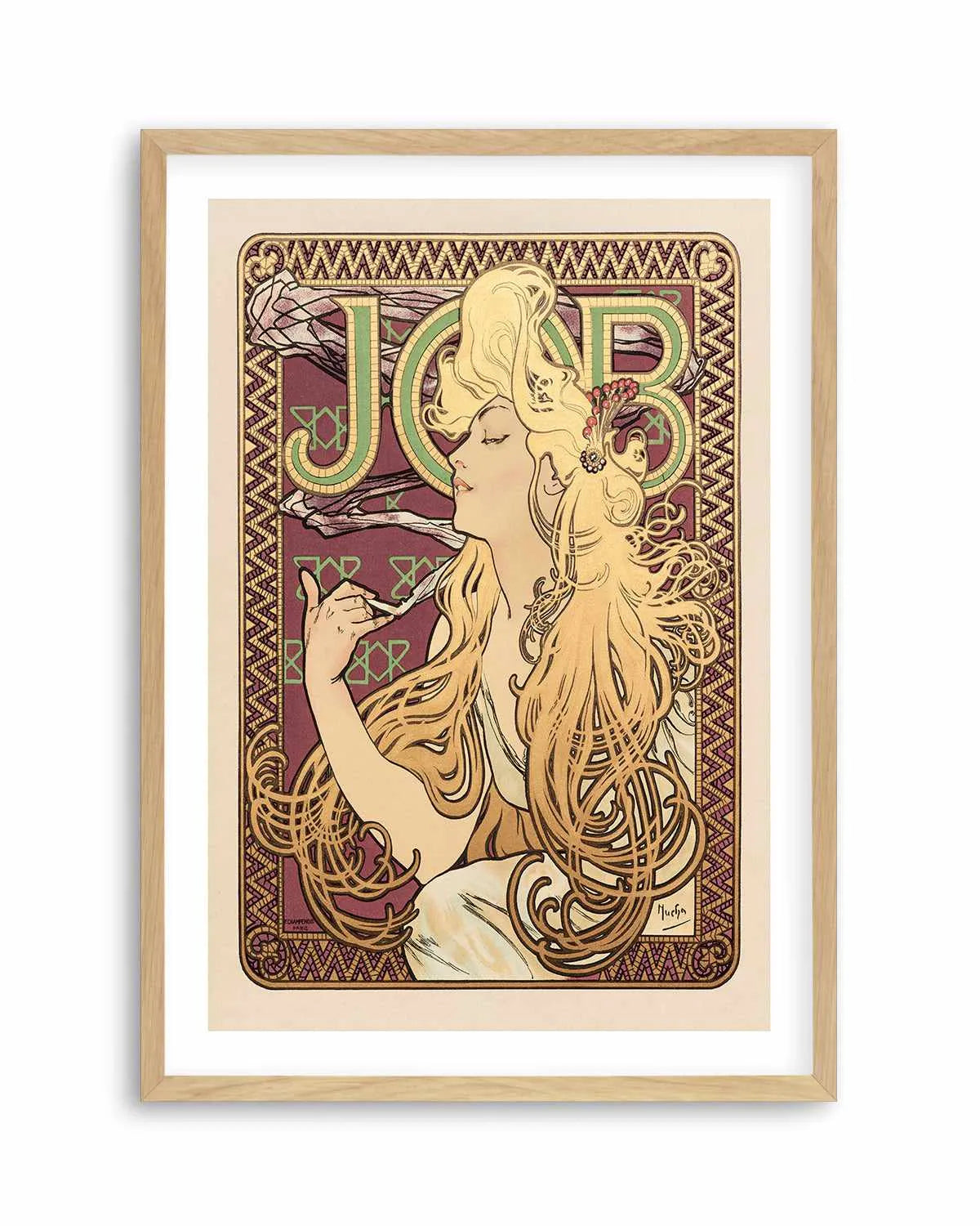 Job Vintage Poster Art Print from Olive et Oriel where you can shop wallpaper and artworks online