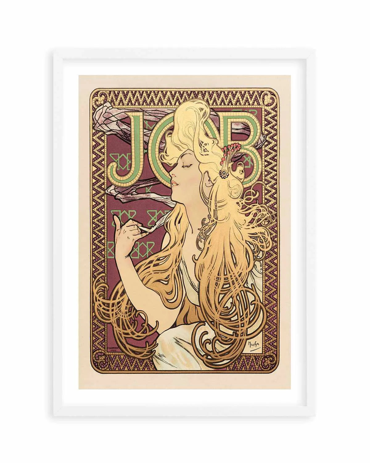 Job Vintage Poster Art Print from Olive et Oriel where you can shop wallpaper and artworks online