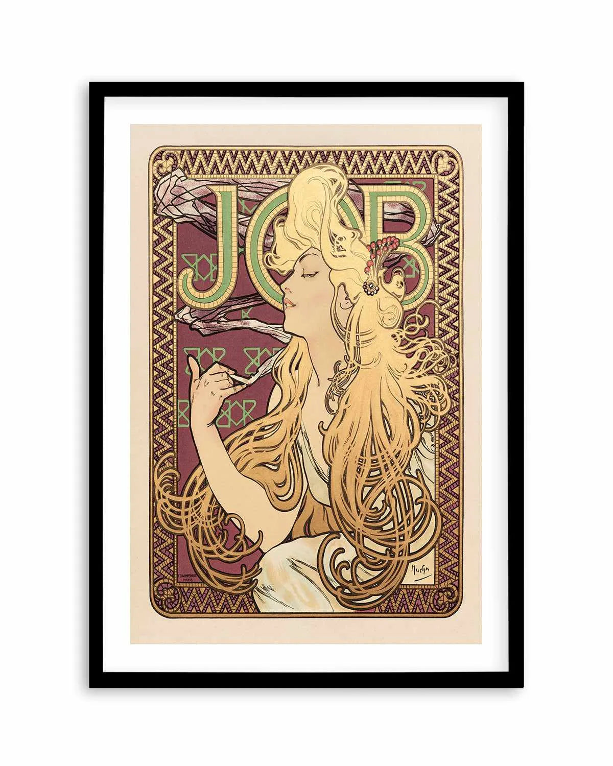 Job Vintage Poster Art Print from Olive et Oriel where you can shop wallpaper and artworks online