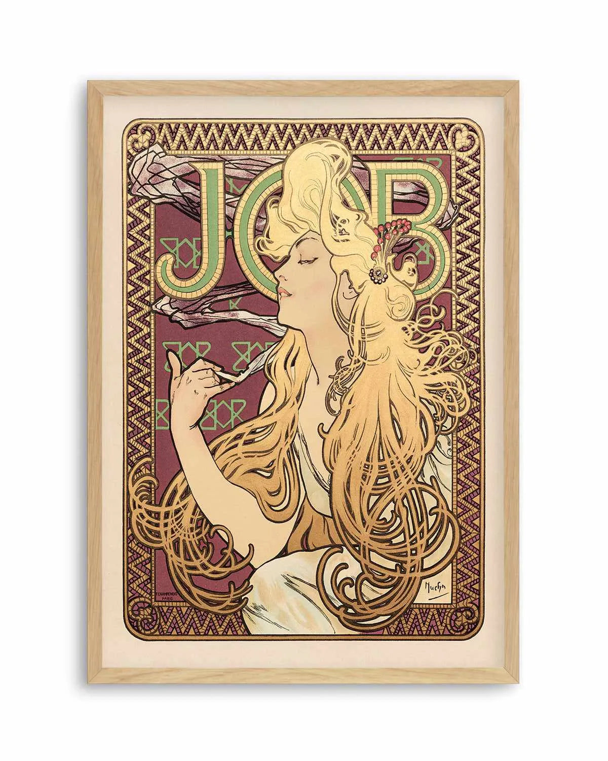 Job Vintage Poster Art Print from Olive et Oriel where you can shop wallpaper and artworks online