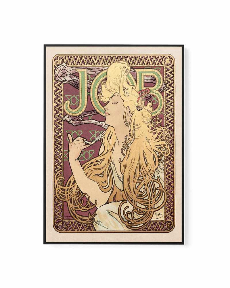 Job Vintage Poster | Framed Canvas Art Print