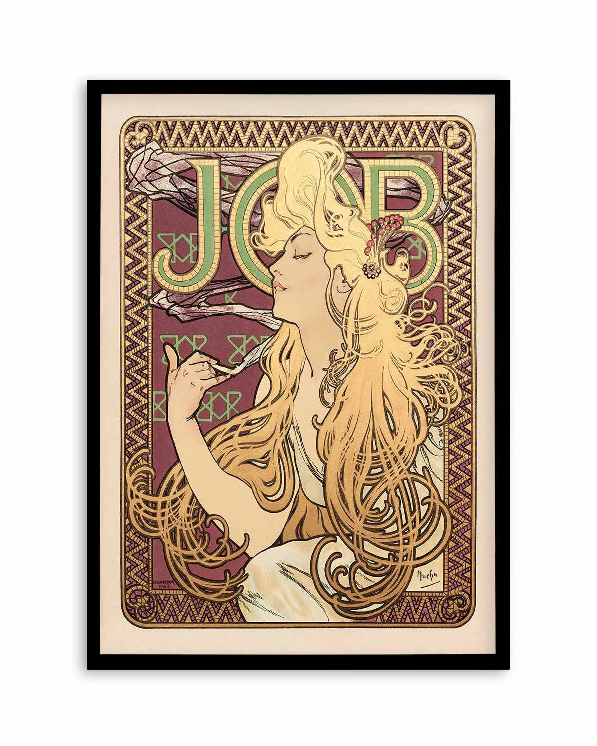Job Vintage Poster Art Print from Olive et Oriel where you can shop wallpaper and artworks online