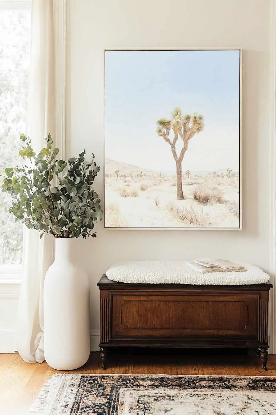 Joshua Tree I | Framed Canvas Art Print from Olive et Oriel where you can shop wallpaper and artworks online