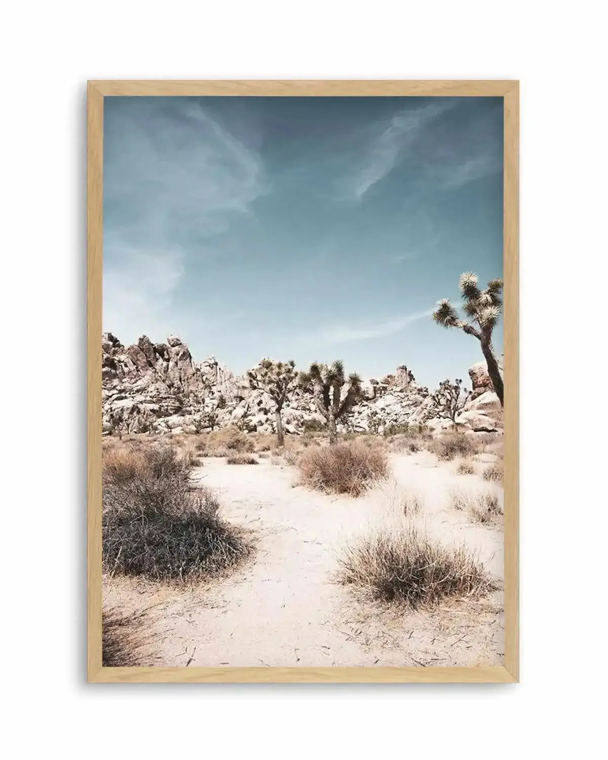 Joshua Tree I | Soft Art Print from Olive et Oriel where you can shop wallpaper and artworks online
