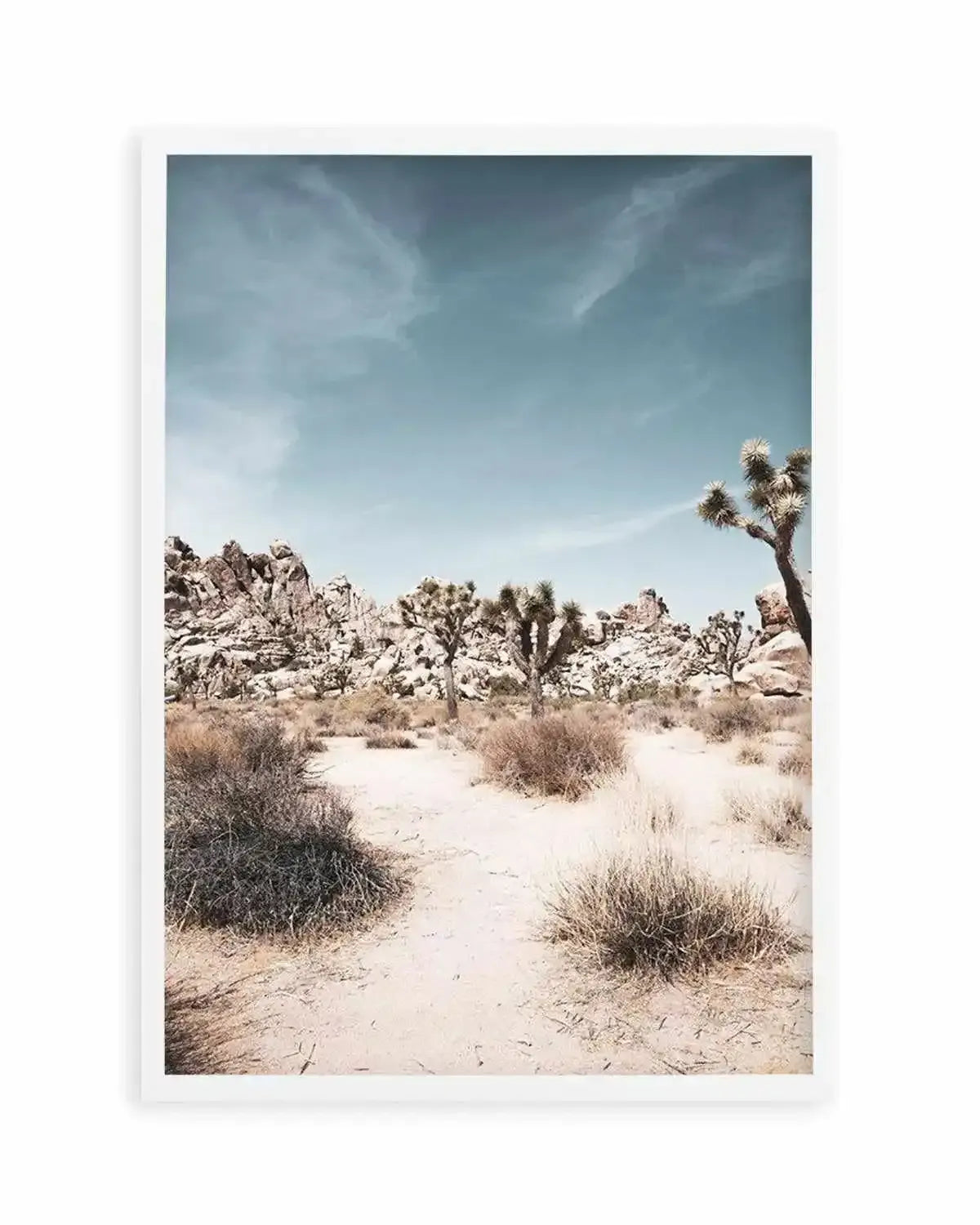 Joshua Tree I | Soft Art Print from Olive et Oriel where you can shop wallpaper and artworks online