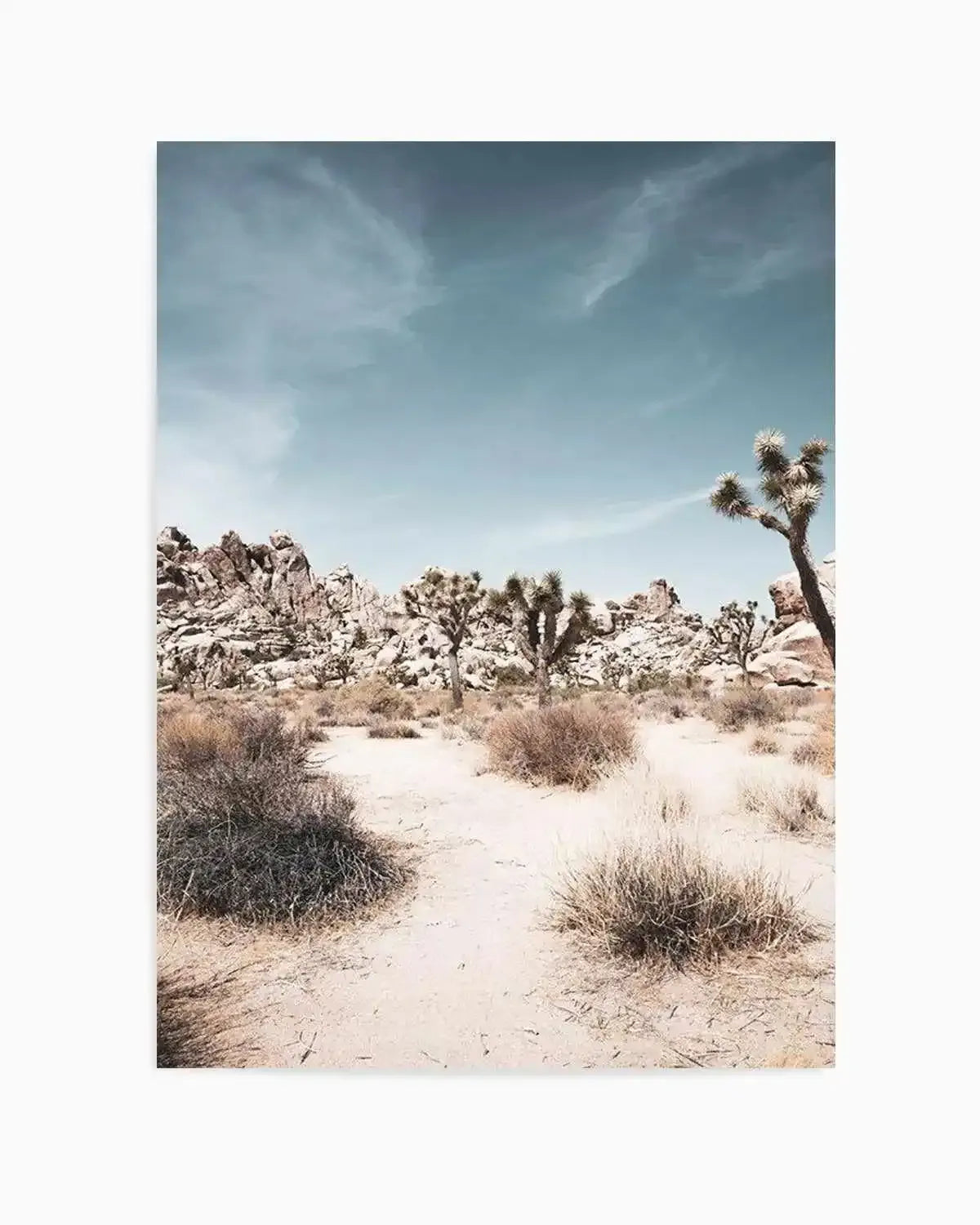 Joshua Tree I | Soft Art Print from Olive et Oriel where you can shop wallpaper and artworks online