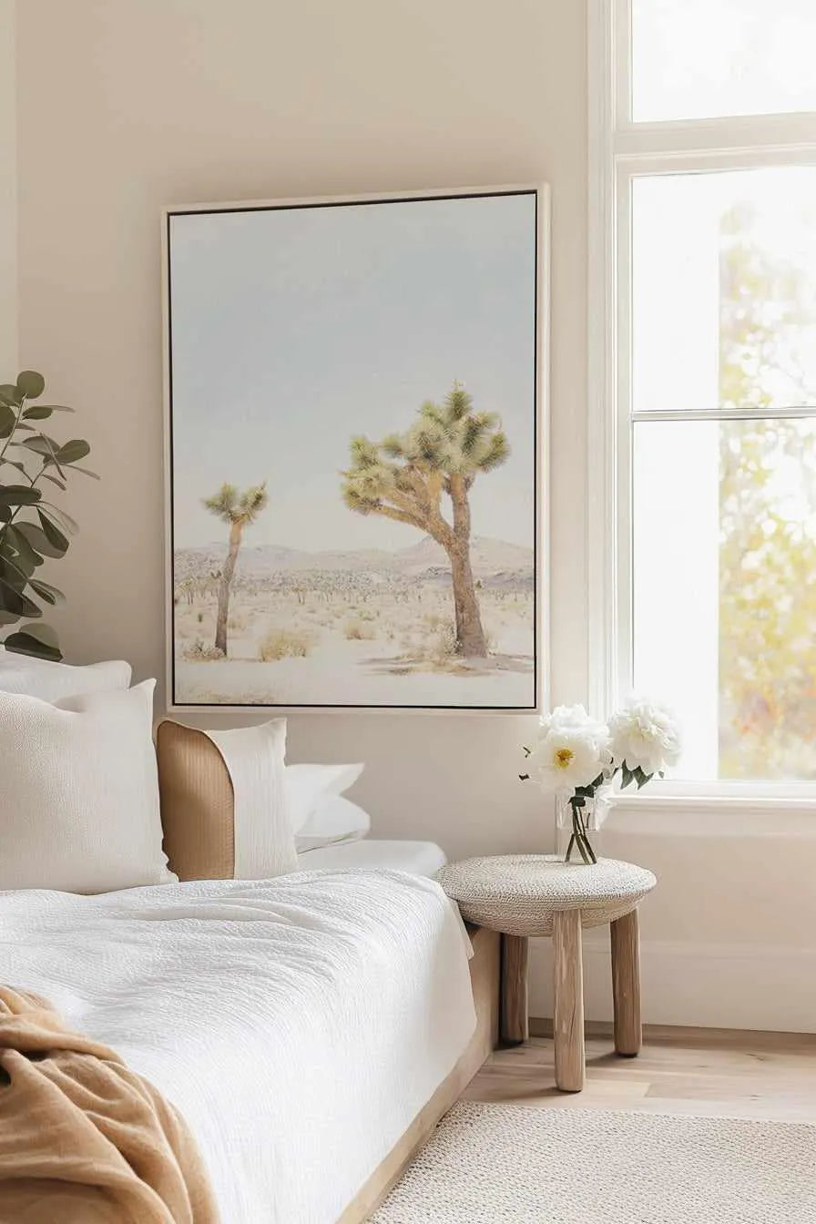 Joshua Tree II | Framed Canvas Art Print from Olive et Oriel where you can shop wallpaper and artworks online