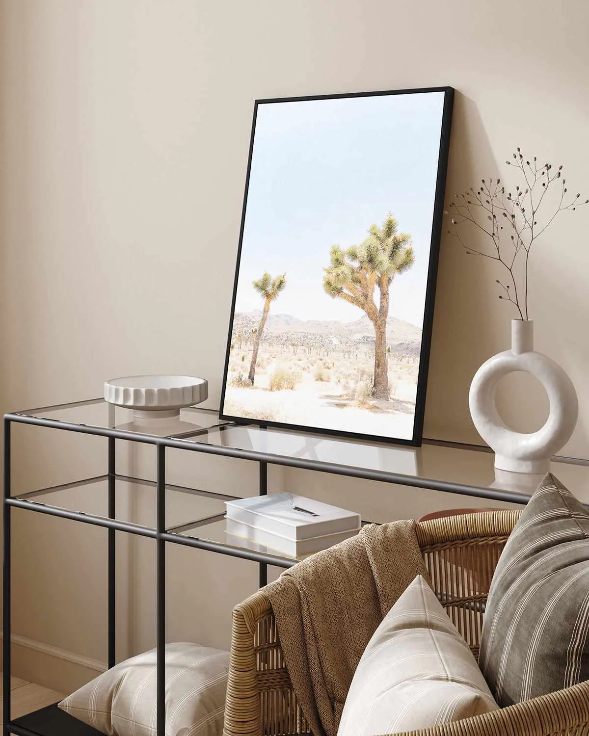 Joshua Tree II | Framed Canvas Art Print from Olive et Oriel where you can shop wallpaper and artworks online