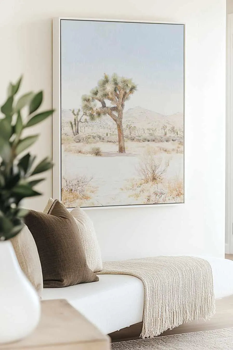 Joshua Tree IV | Framed Canvas Art Print from Olive et Oriel where you can shop wallpaper and artworks online