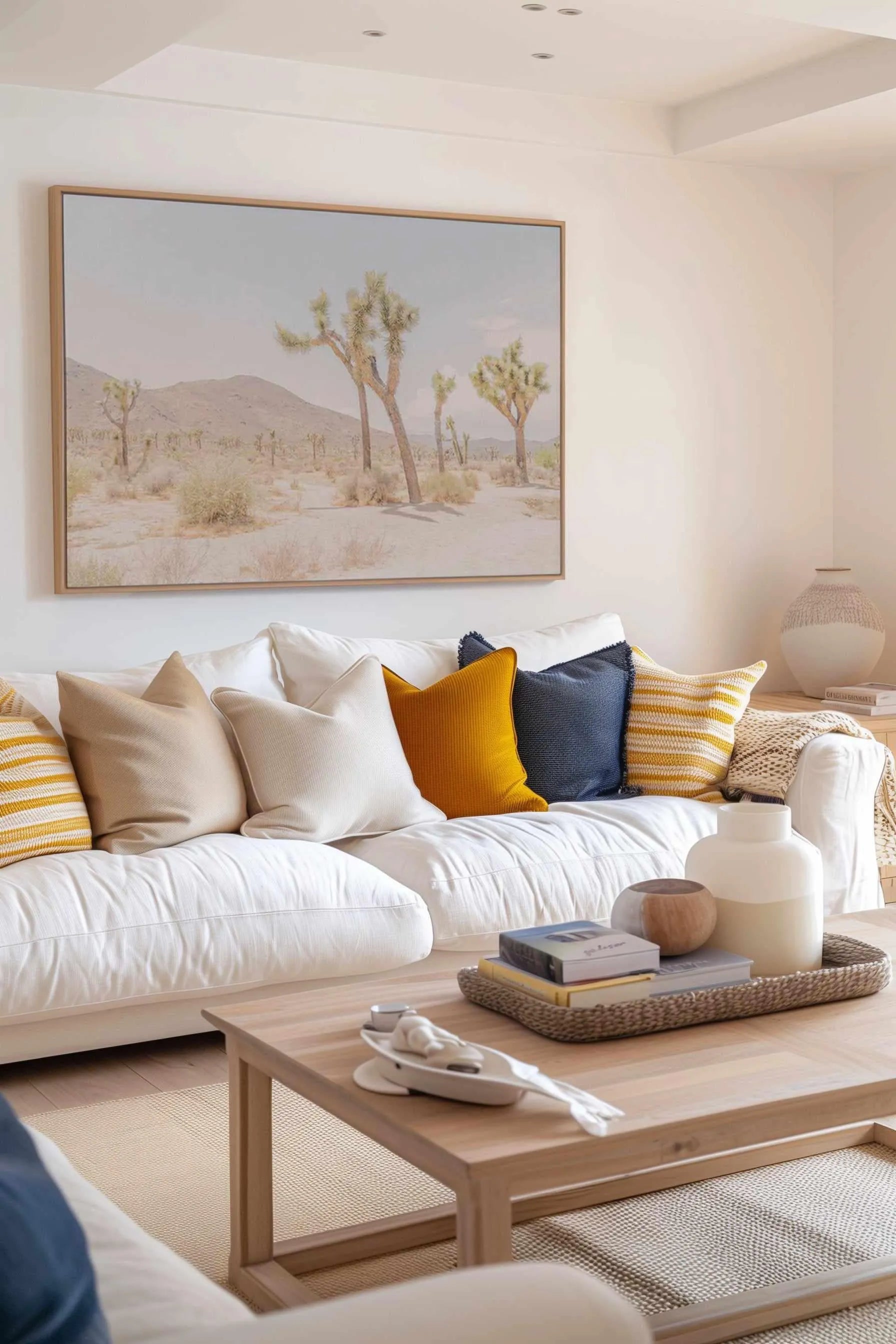 Joshua Tree Into the Desert I | Framed Canvas Art Print from Olive et Oriel where you can shop wallpaper and artworks online