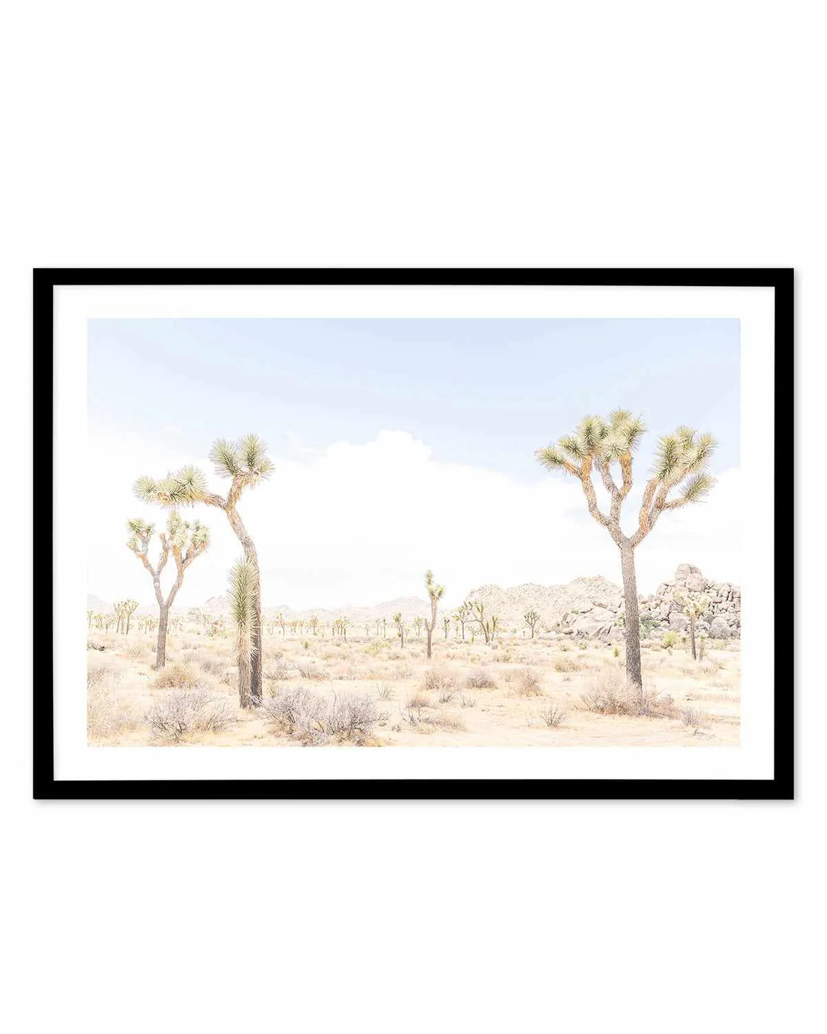 Joshua Tree Into the Desert III Art Print from Olive et Oriel where you can shop wallpaper and artworks online