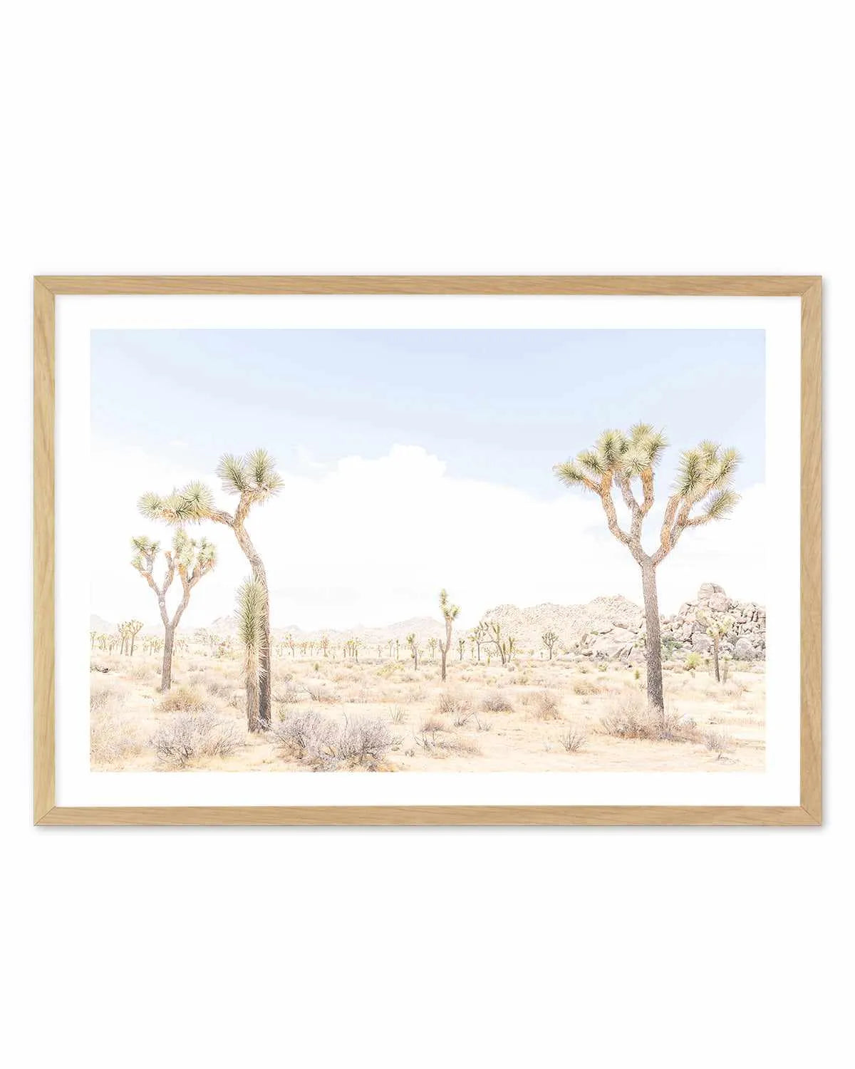 Joshua Tree Into the Desert III Art Print from Olive et Oriel where you can shop wallpaper and artworks online
