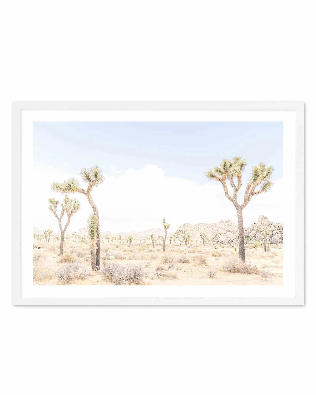 Joshua Tree Into the Desert III Art Print from Olive et Oriel where you can shop wallpaper and artworks online