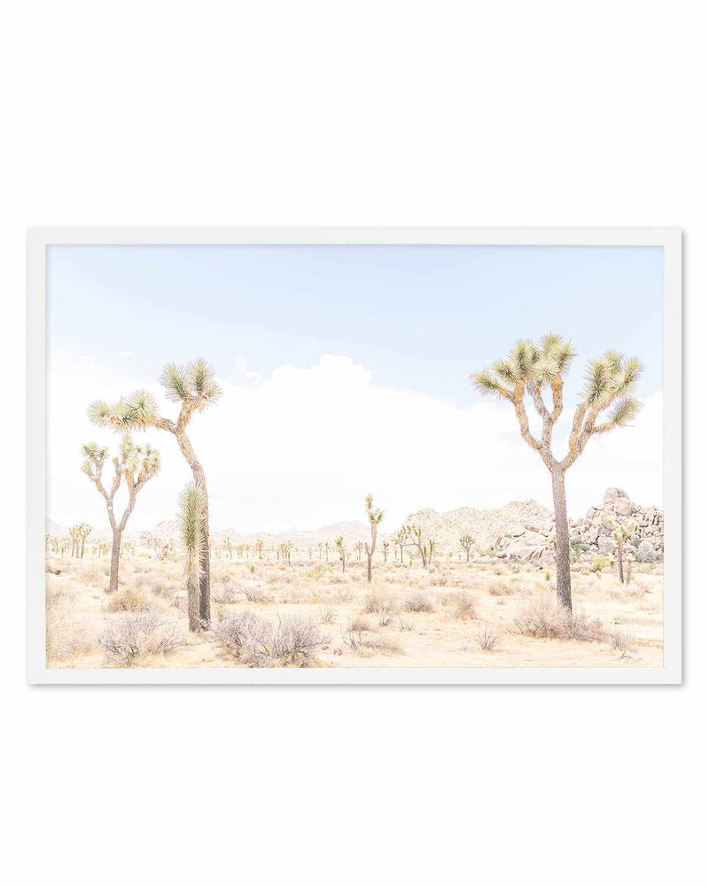 Joshua Tree Into the Desert III Art Print