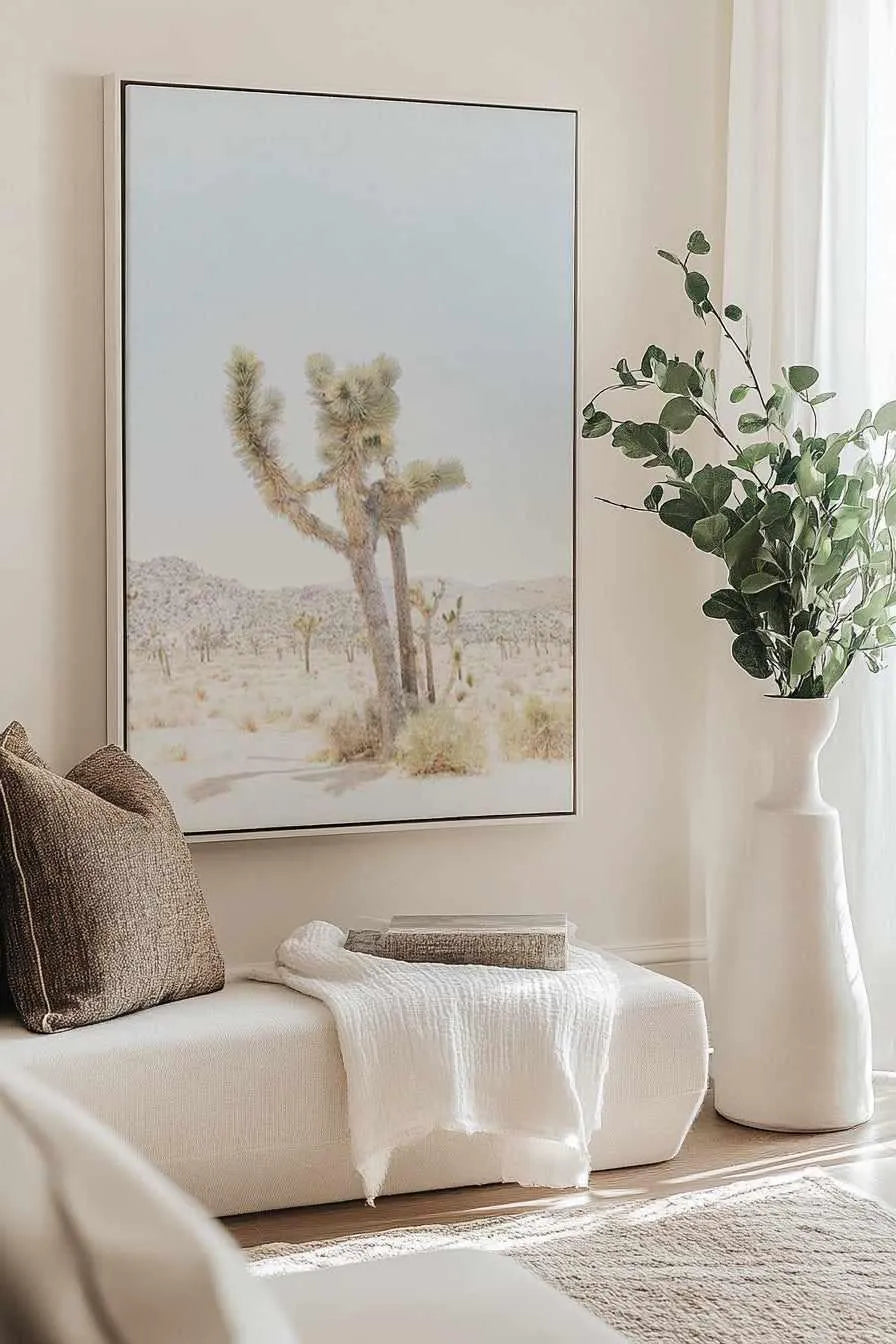 Joshua Tree V | Framed Canvas Art Print from Olive et Oriel where you can shop wallpaper and artworks online