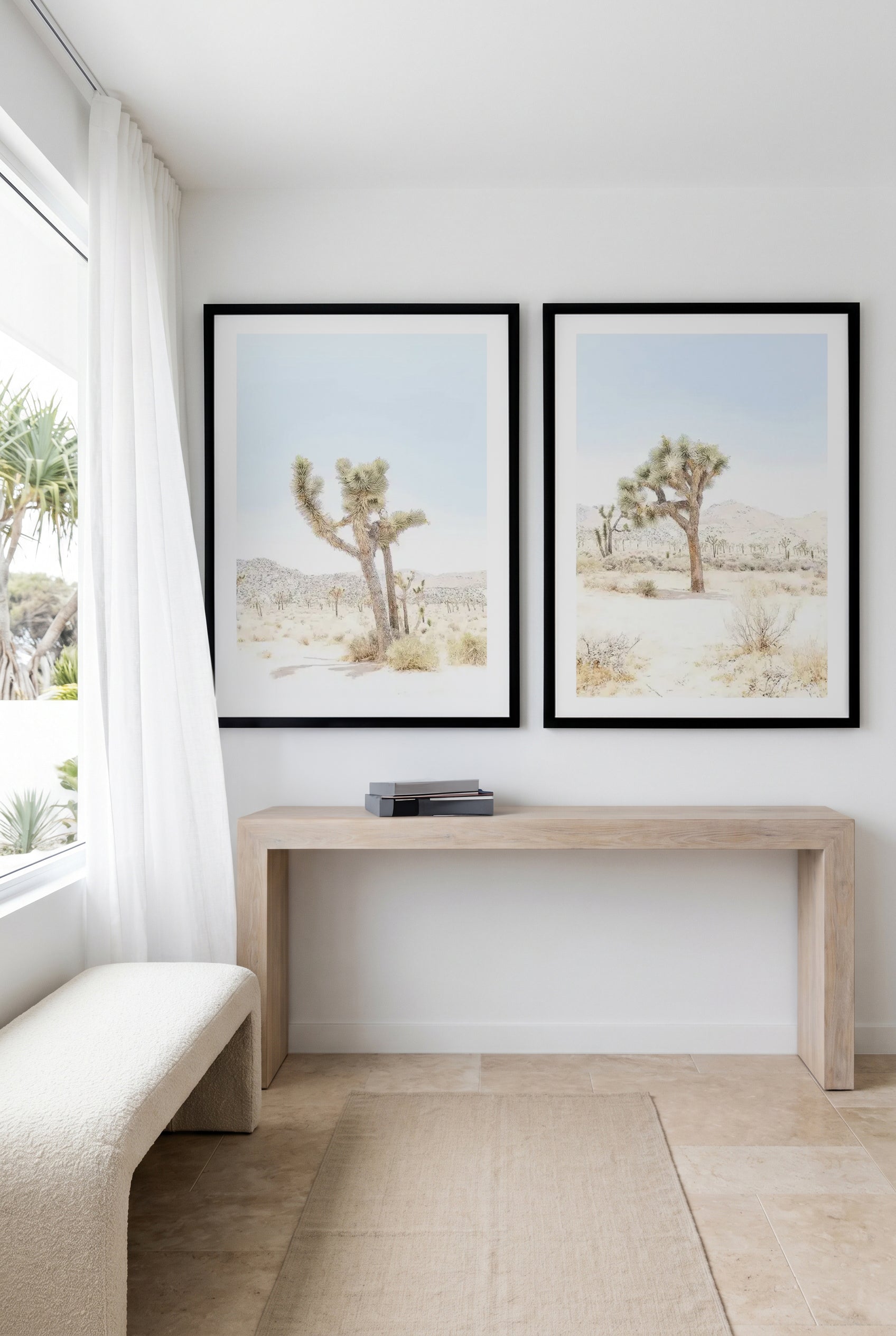 Joshua Tree IV & V Art Print Set of 2 | Matching Wall Art