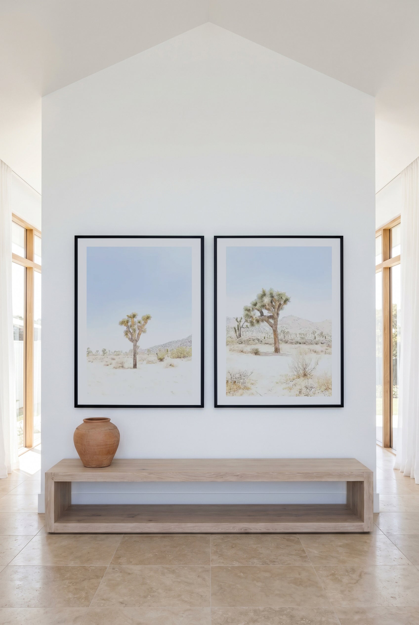 Joshua Tree IV & VI Art Print Set of 2 | Matching Wall Art