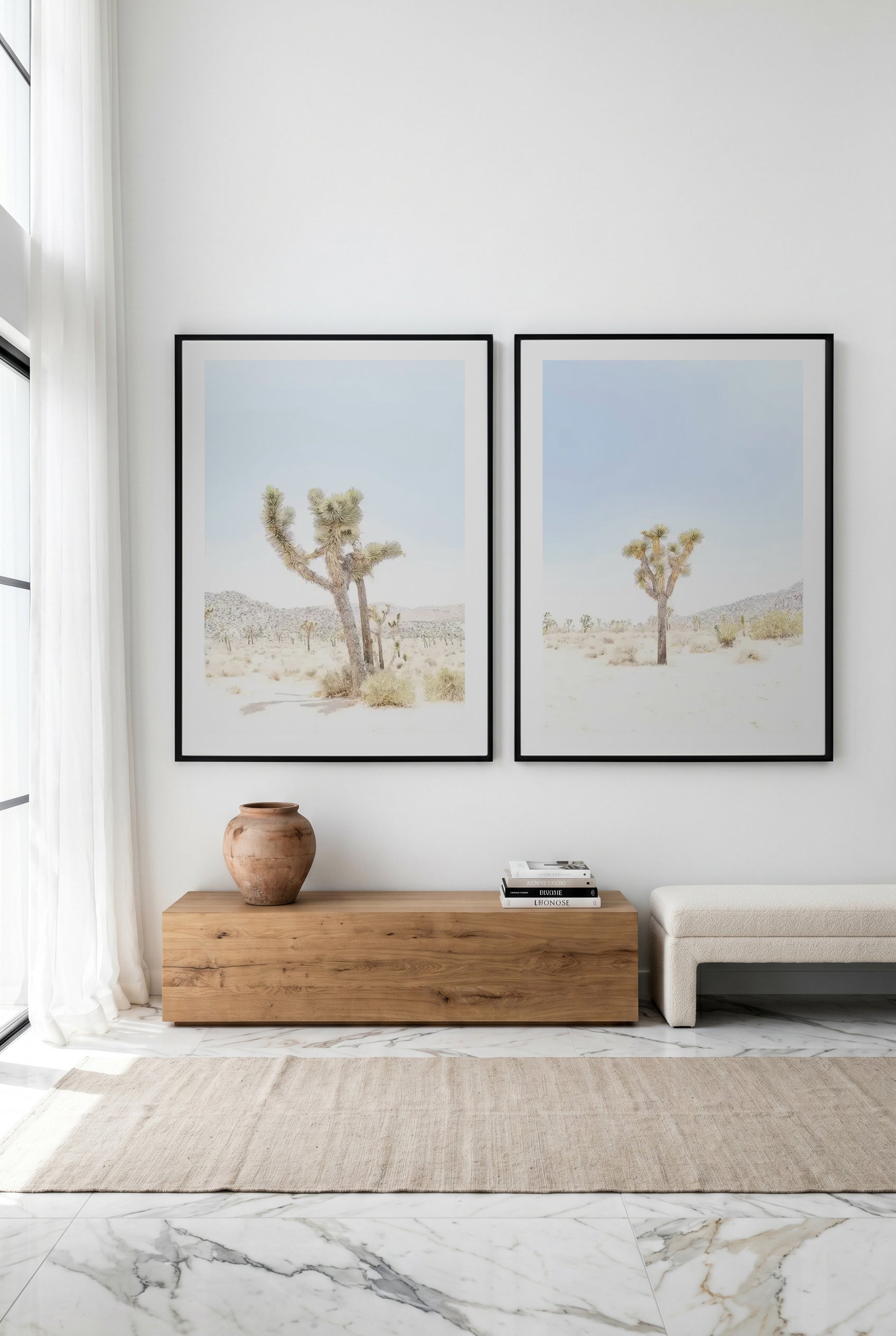 Joshua Tree V & VI Art Print Set of 2 | Matching Wall Art